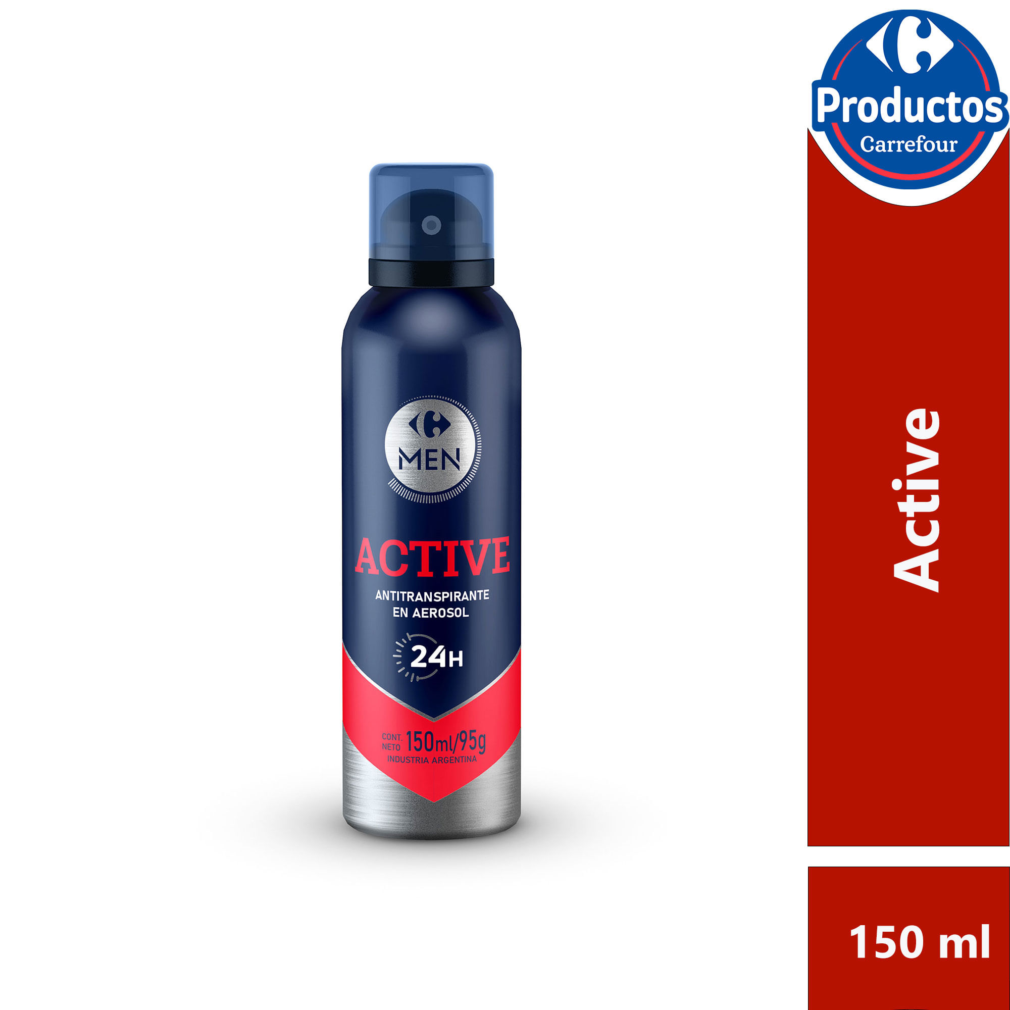 Antitranspirante active Carrefour Men 150 cc.