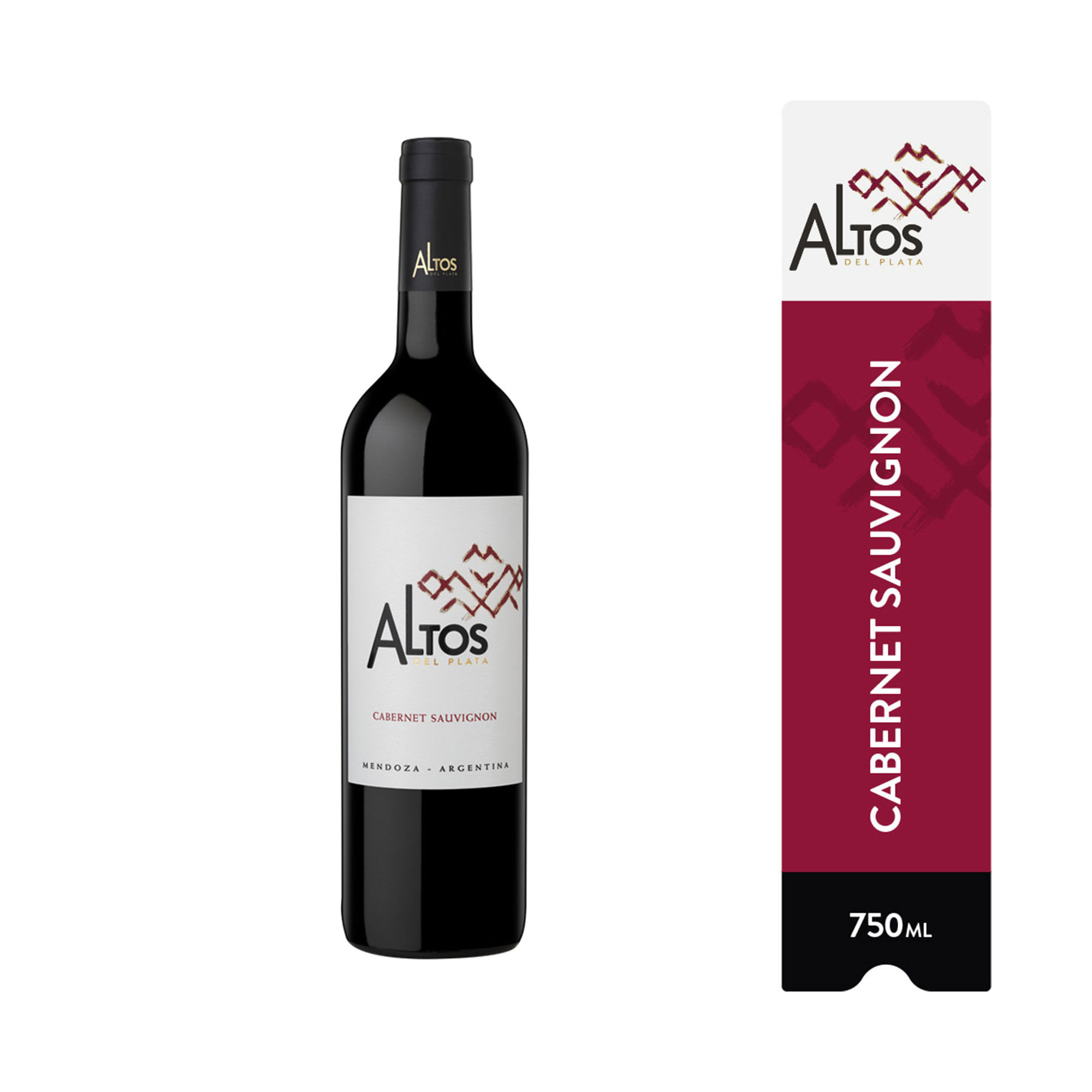 Vino tinto Cabernet Sauvignon Altos del Plata 750 ml