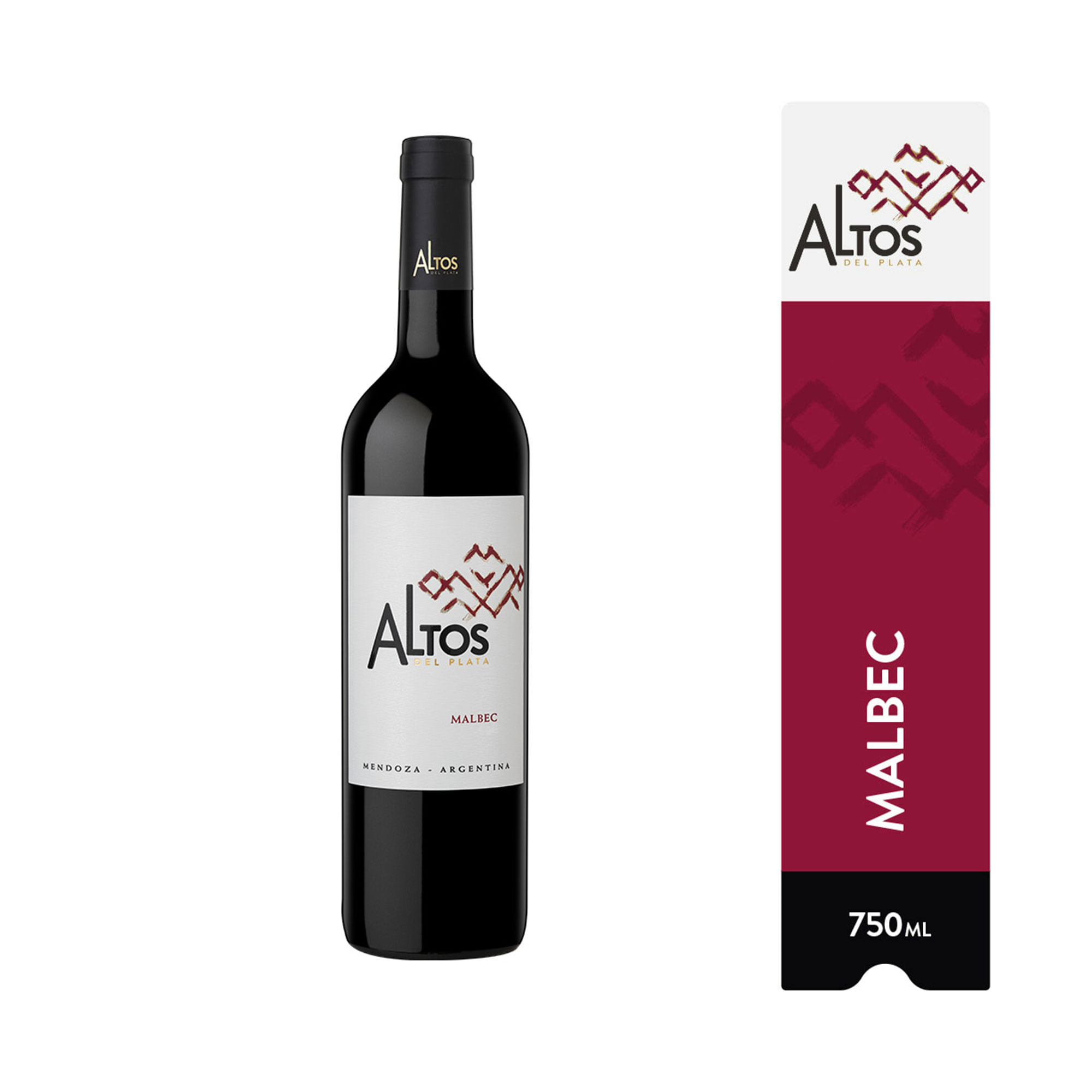 Vino tinto Malbec Altos del Plata 750 ml