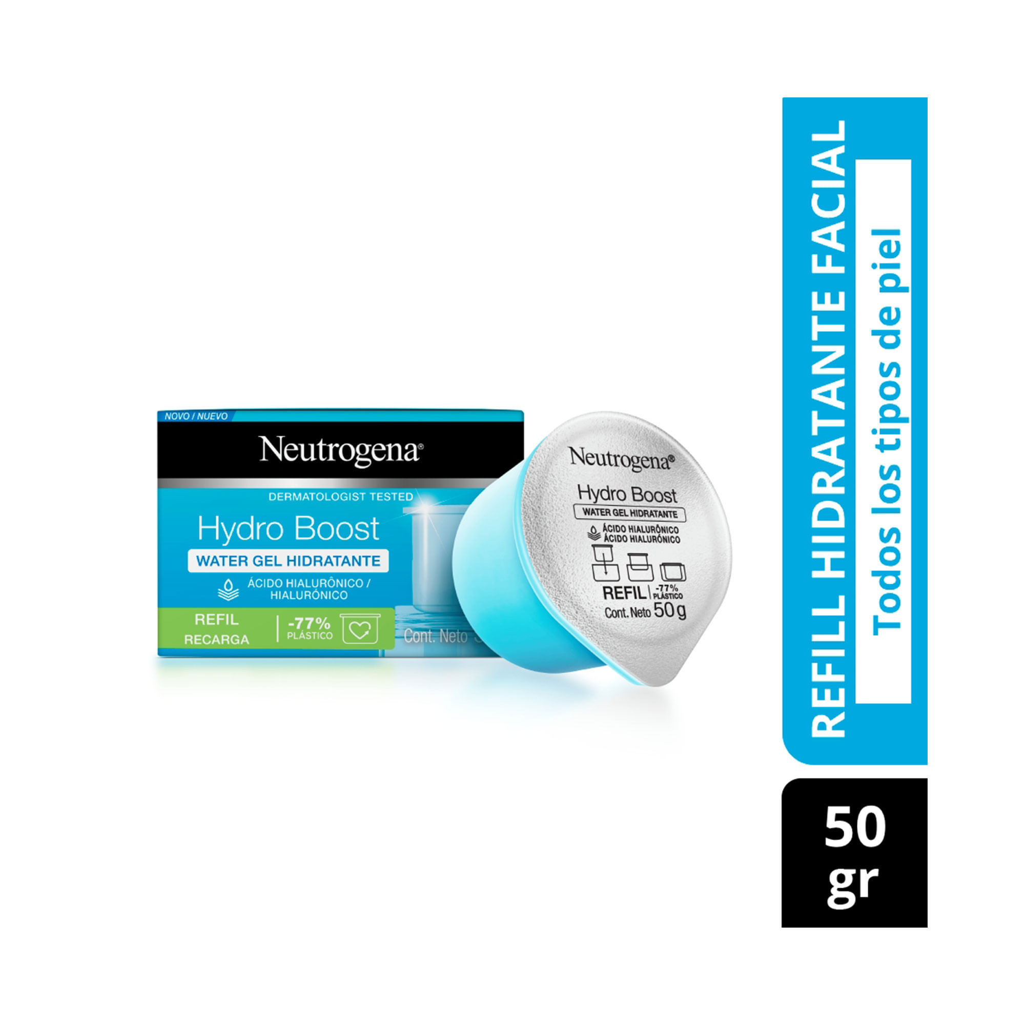 Crema Facial Neutrogena Refil Hydro Boost X50gr
