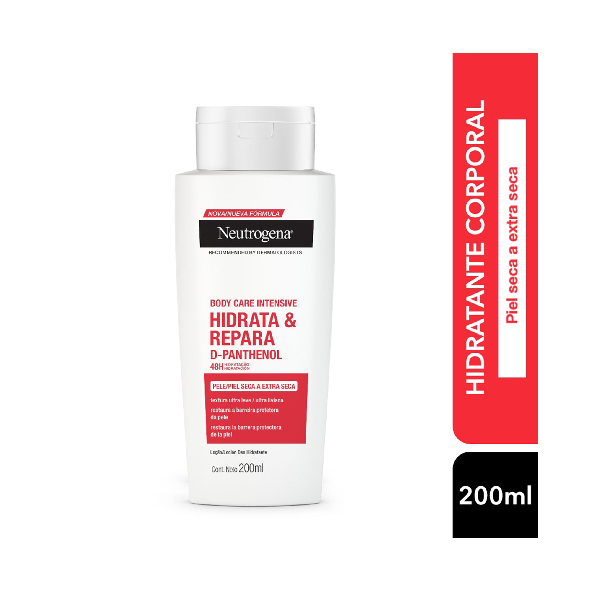 Crema Corporal Neutrogena Body Care Intensive Hidrata & Repara X 200 Ml.
