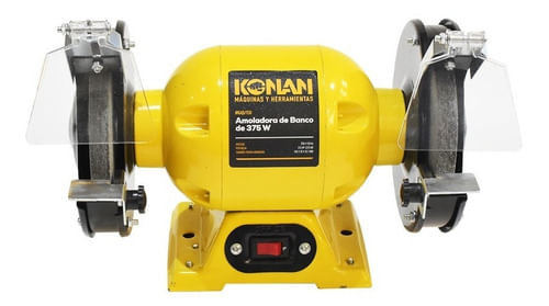 Amoladora De Banco Combinada Konan Con Afilador 250w