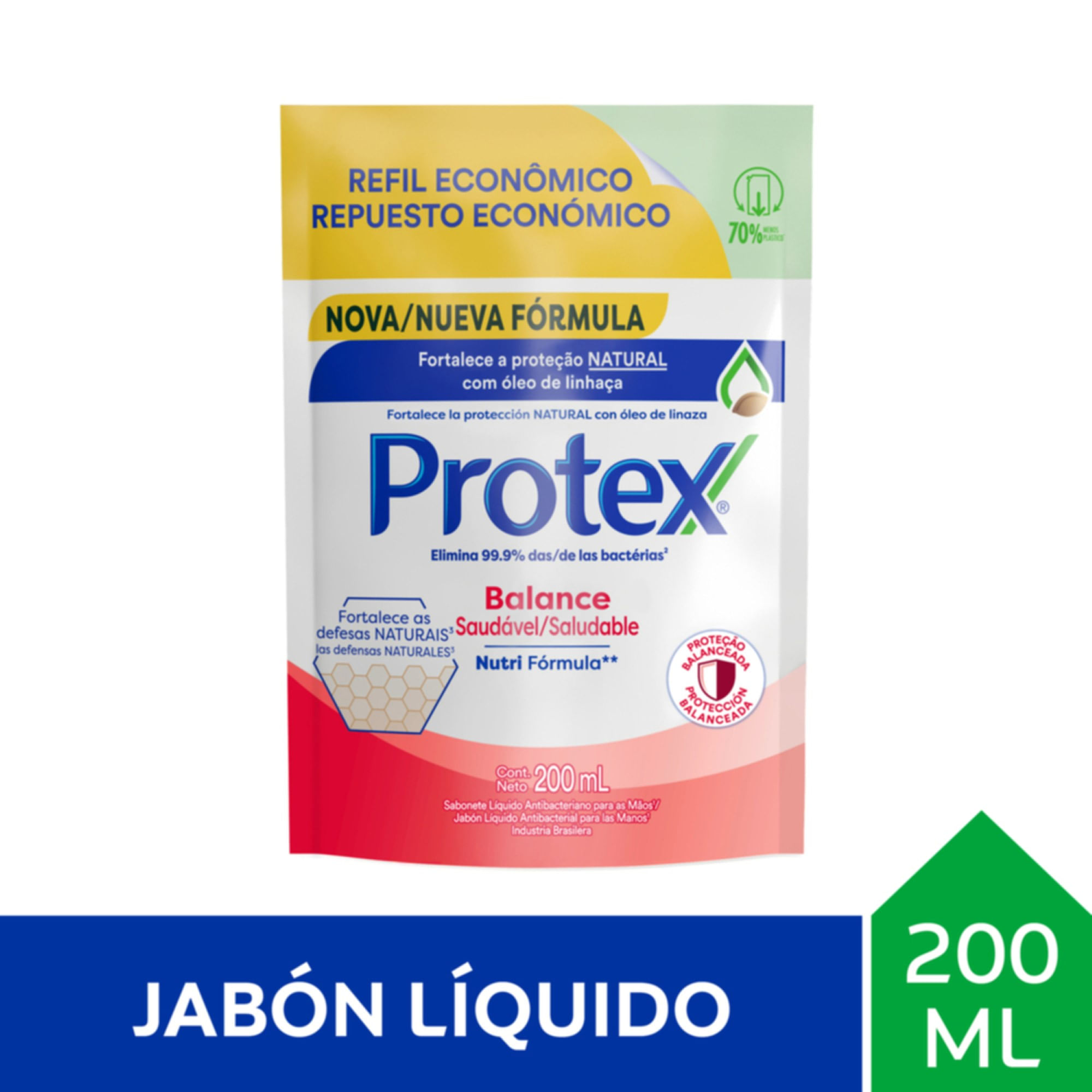 Jabón líquido Protex Balance 200 ml