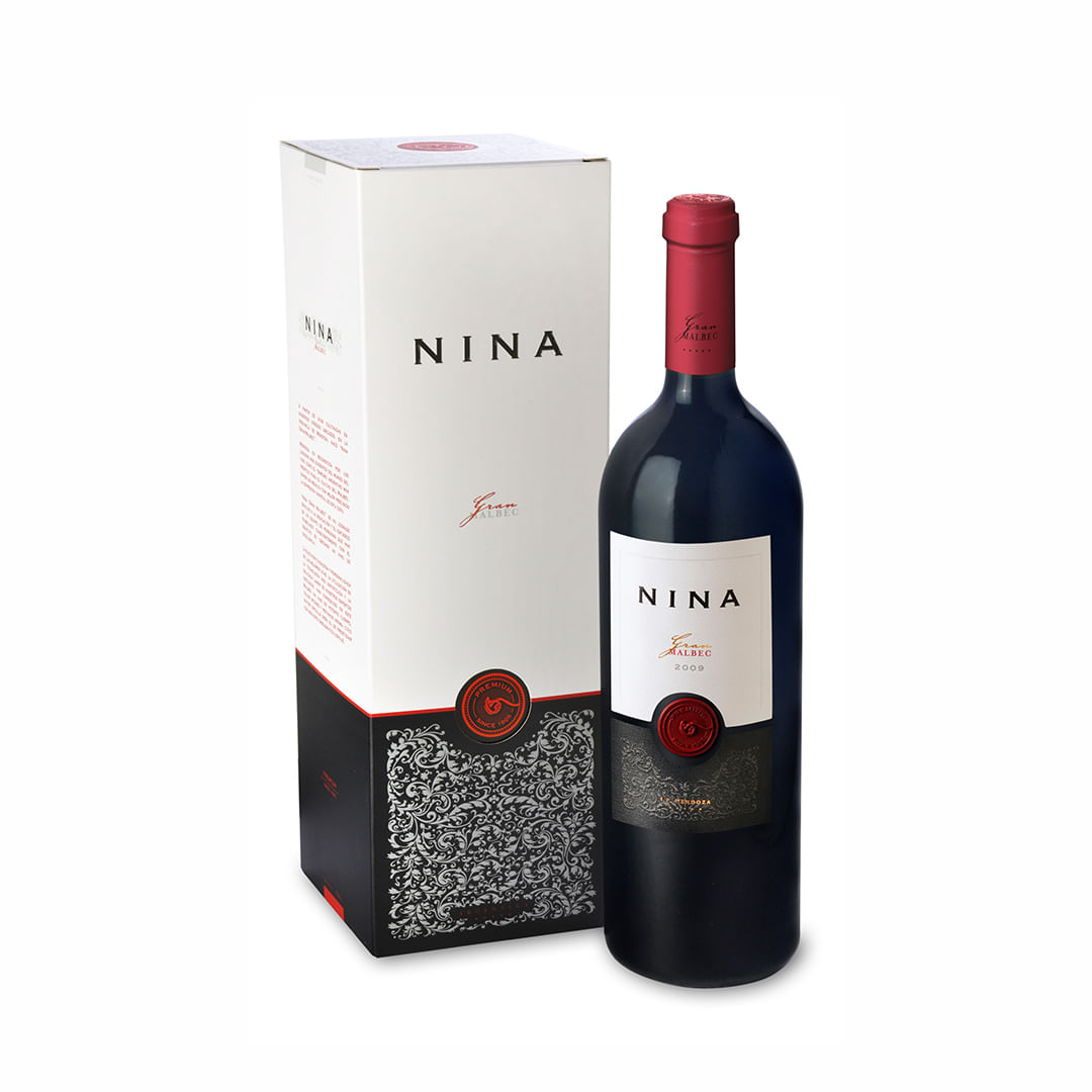 Vino tinto Malbec Gran Nina Estuche 750 ml