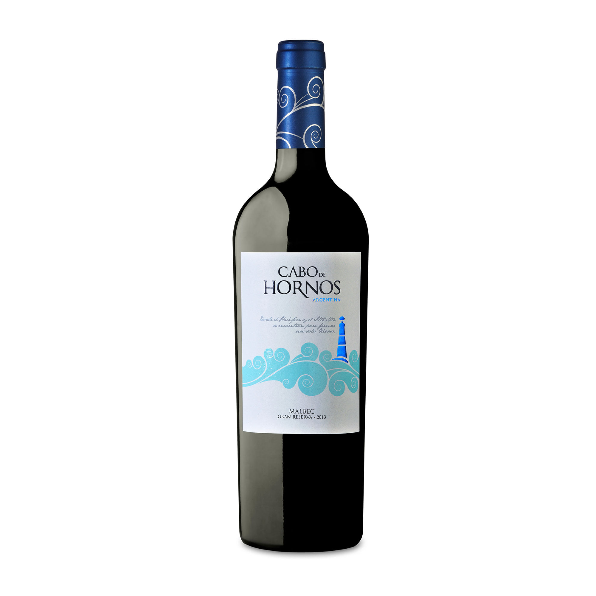 Vino tinto Malbec Cabo de Hornos en botella 750 ml