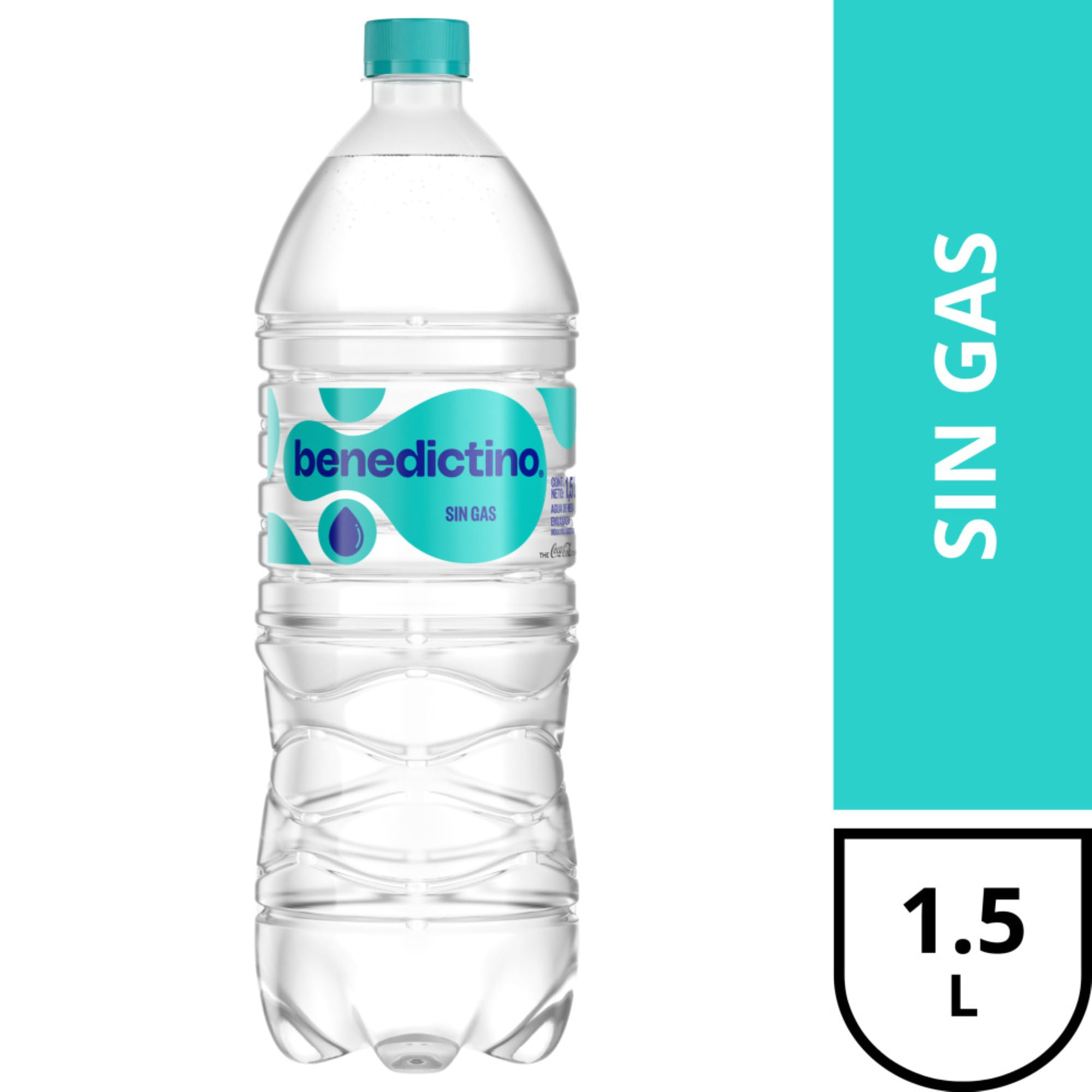 Agua Sin Gas Benedictino Purificada Premium 1.5 L