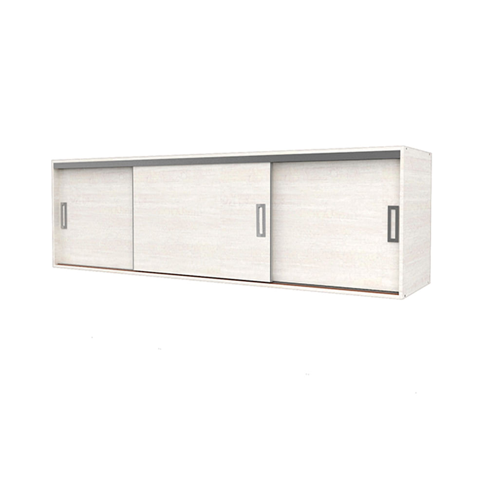 Baulera Alzada Placard 3 Puertas Corredizas 2,20 Mts. Dakar Mosconi Color Venezia