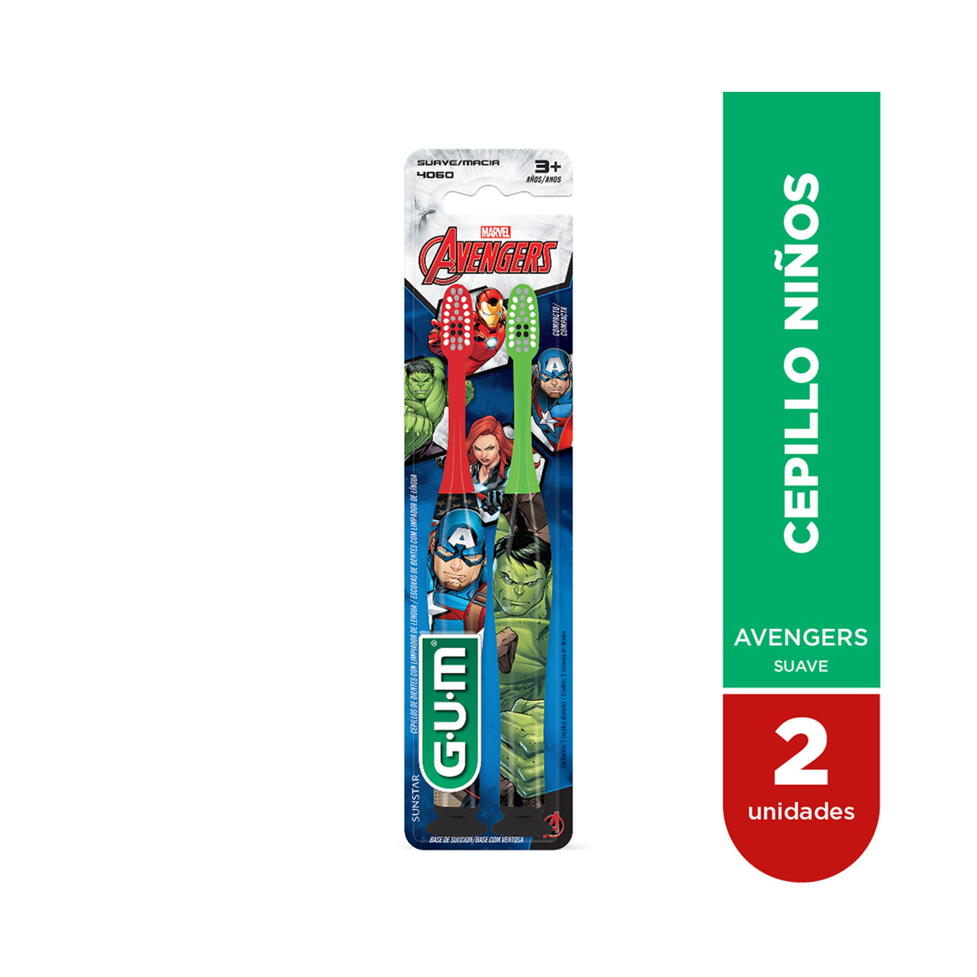 Cepillo Dental Gum Advenger 2 U
