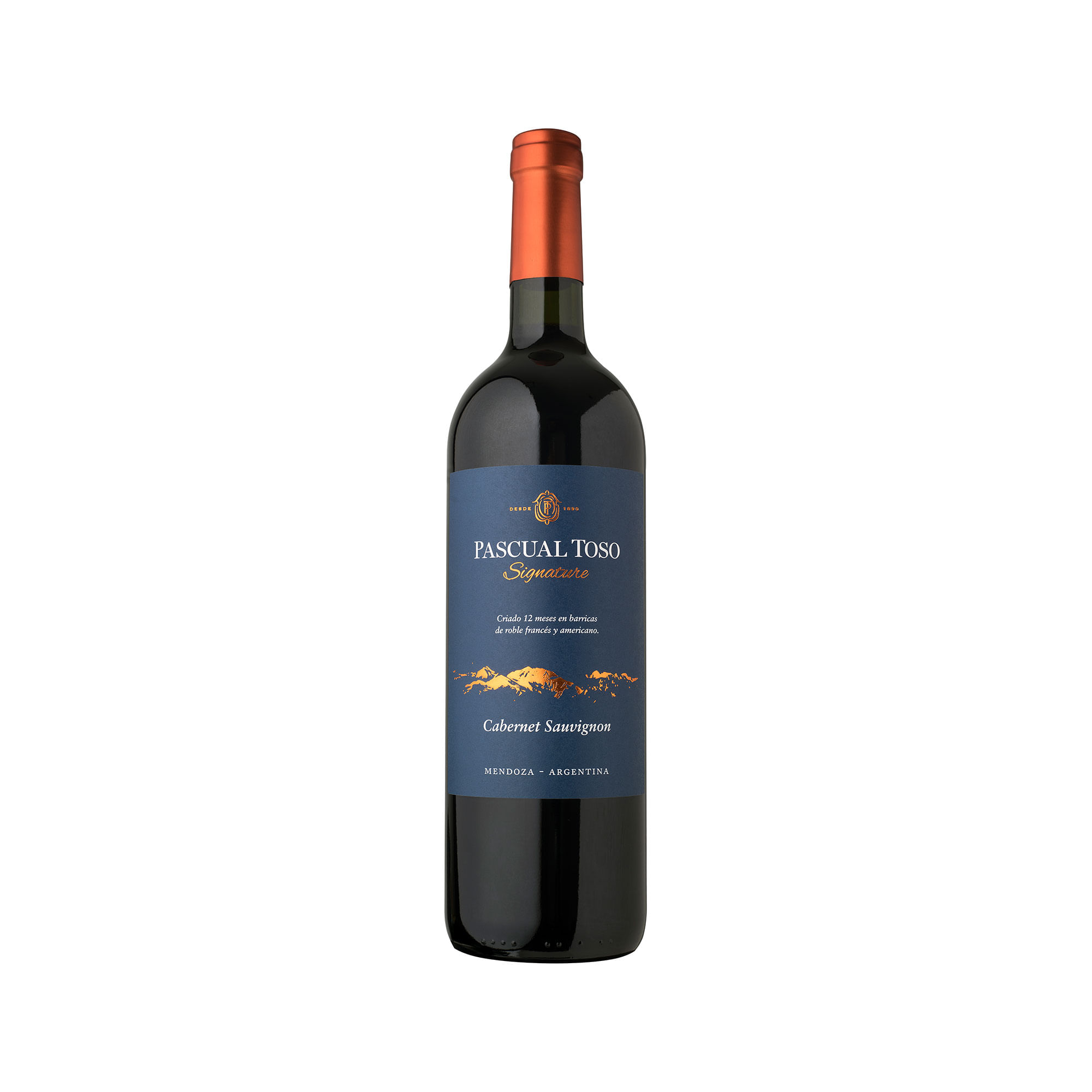 Vino tinto Cabernet Sauvignon signature Pascual Toso 750 ml