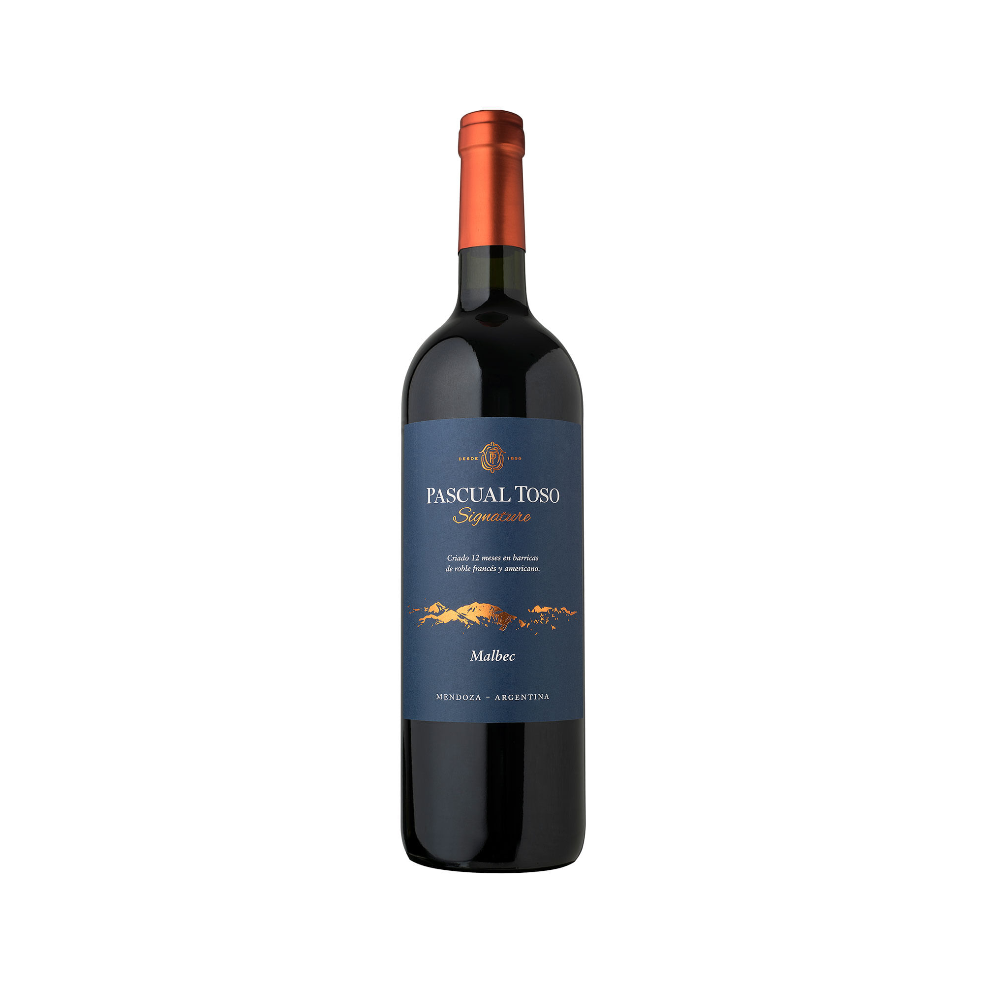 Vino tinto Malbec signature Pascual Toso 750 ml