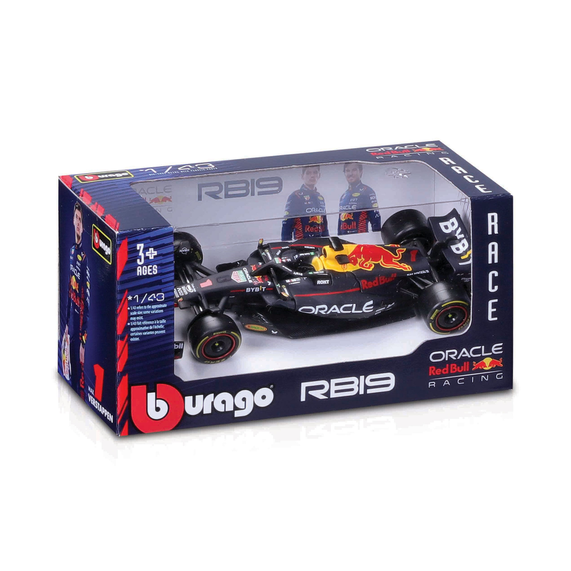 Vehículo Burago red bull racing 1:43