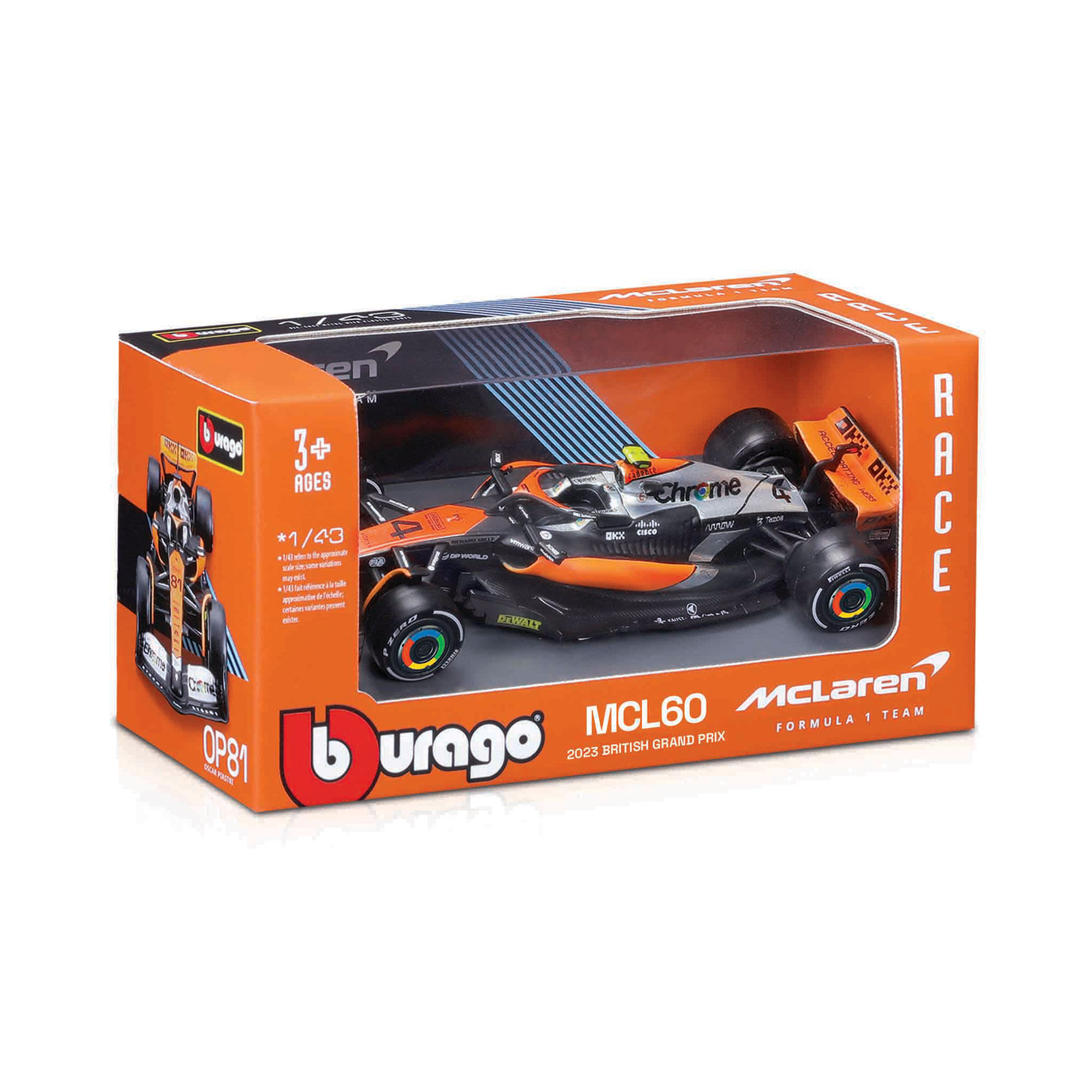 Vehículo f1 mclaren Burago 1:43