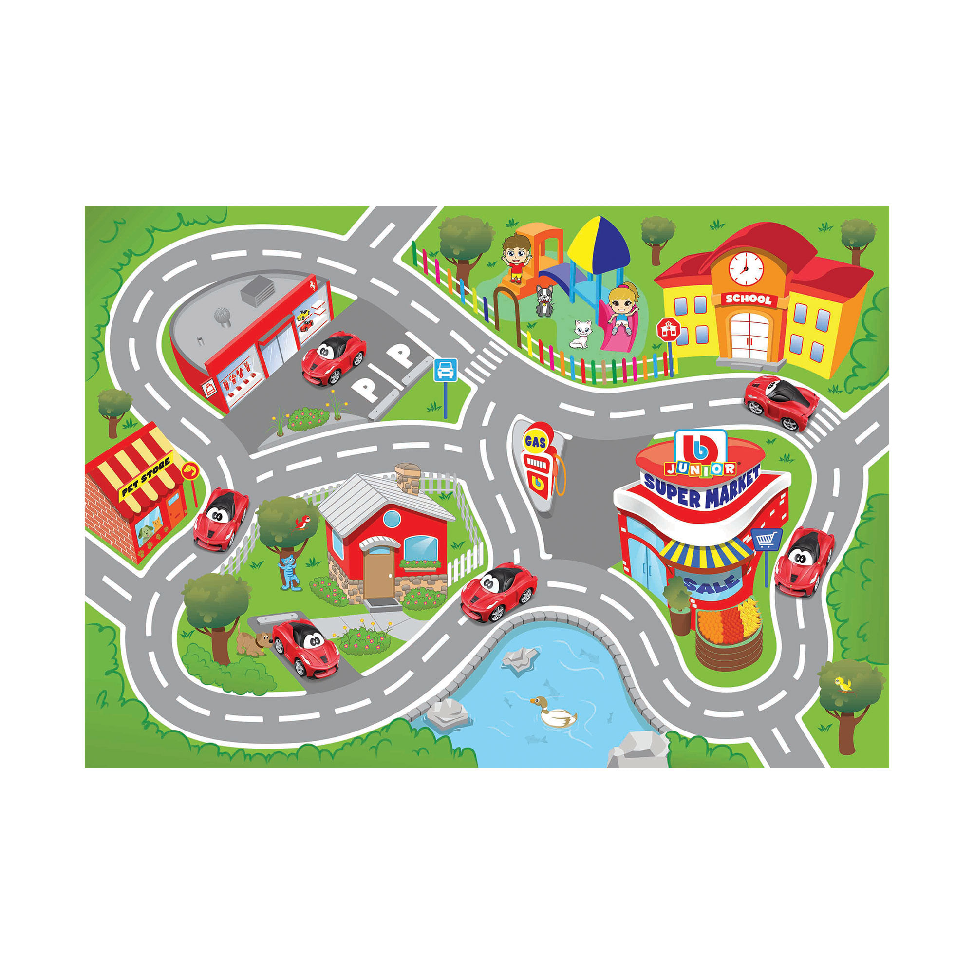 Play set pista infantil ferrari Burago