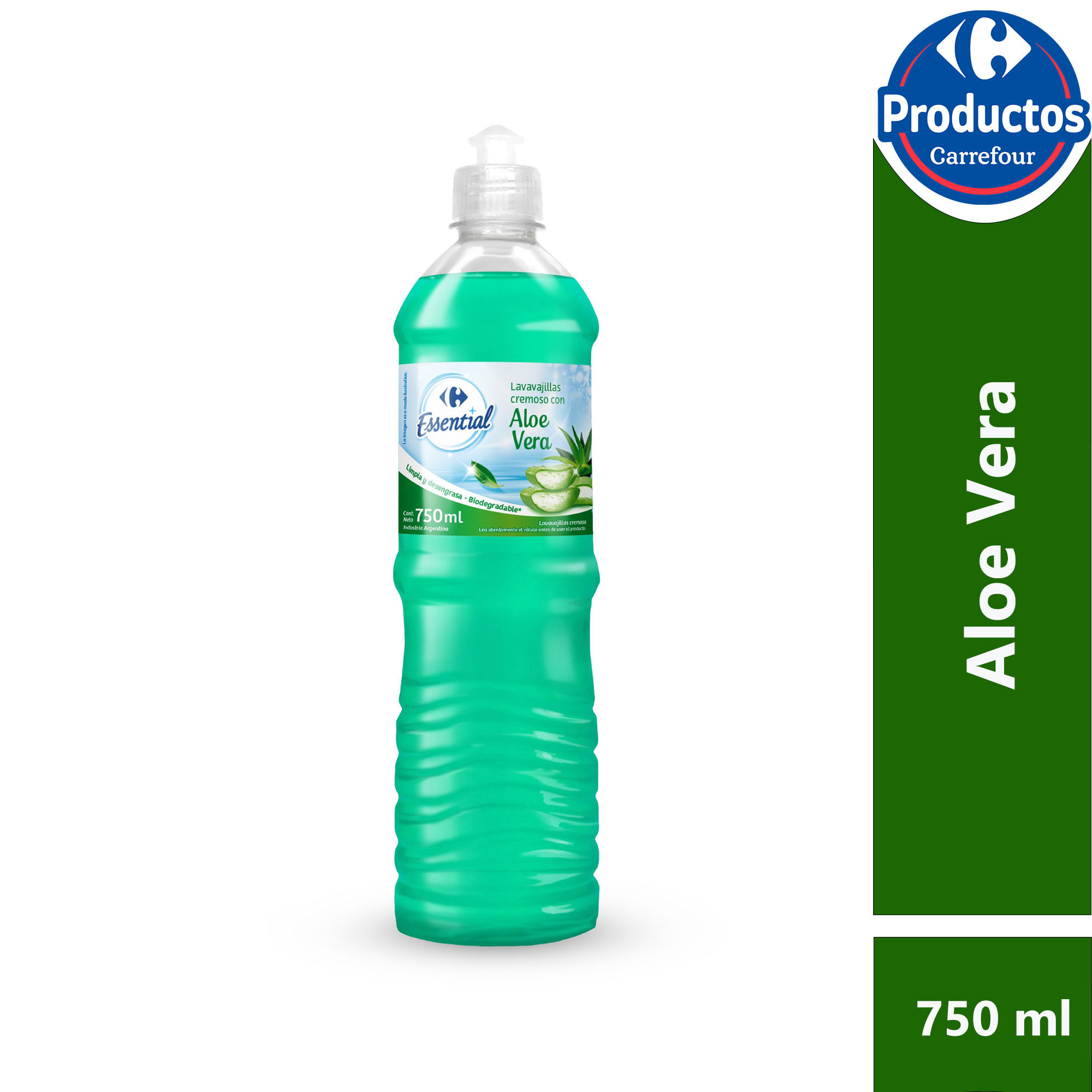 Lavavajilla Carrefour Essential aloe vera 750 ml