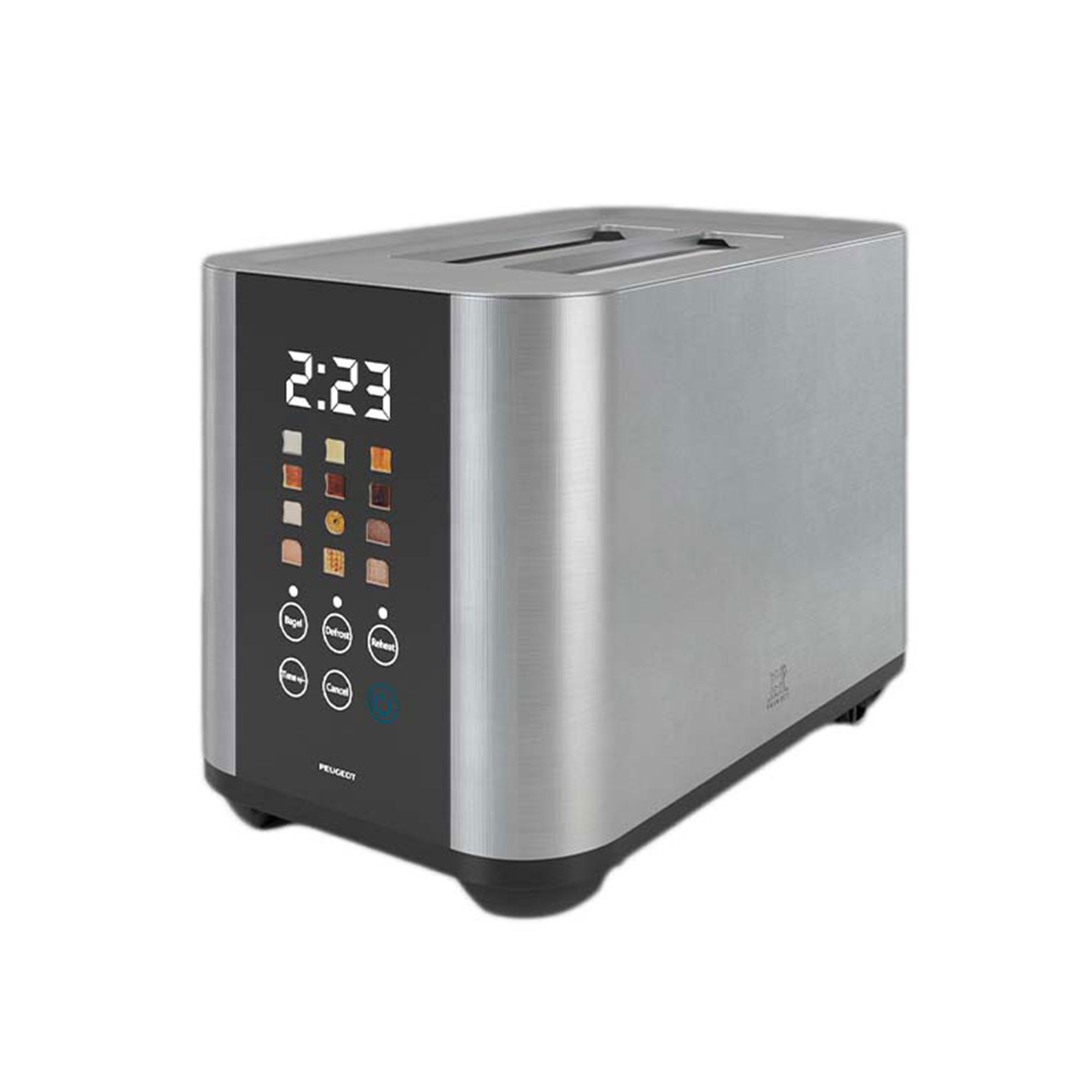 Tostadora Digital Peugeot Limoges Panel Digital 1000w Plateado