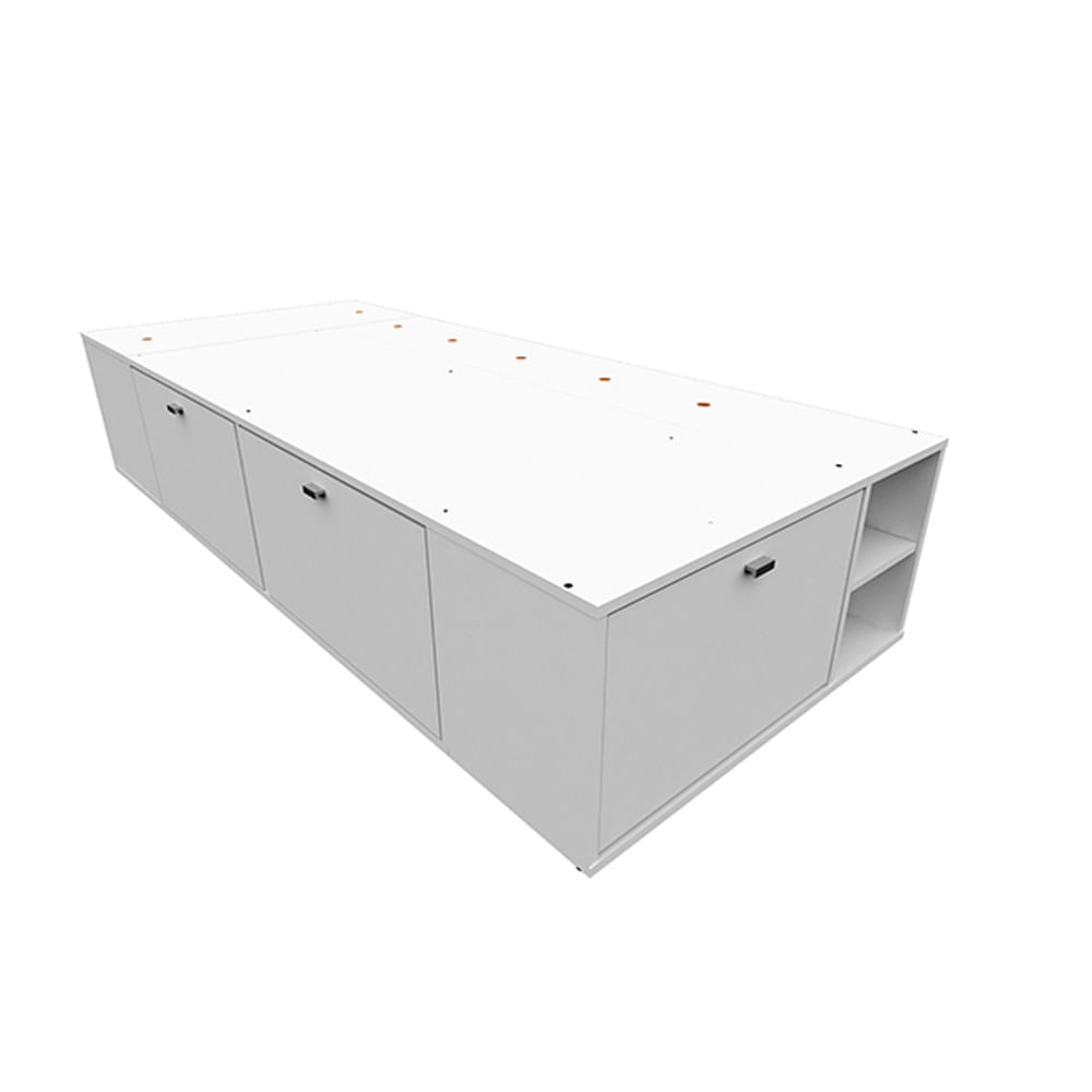 Box Benethon 80 Color Blanco 1 Plaza Mosconi
