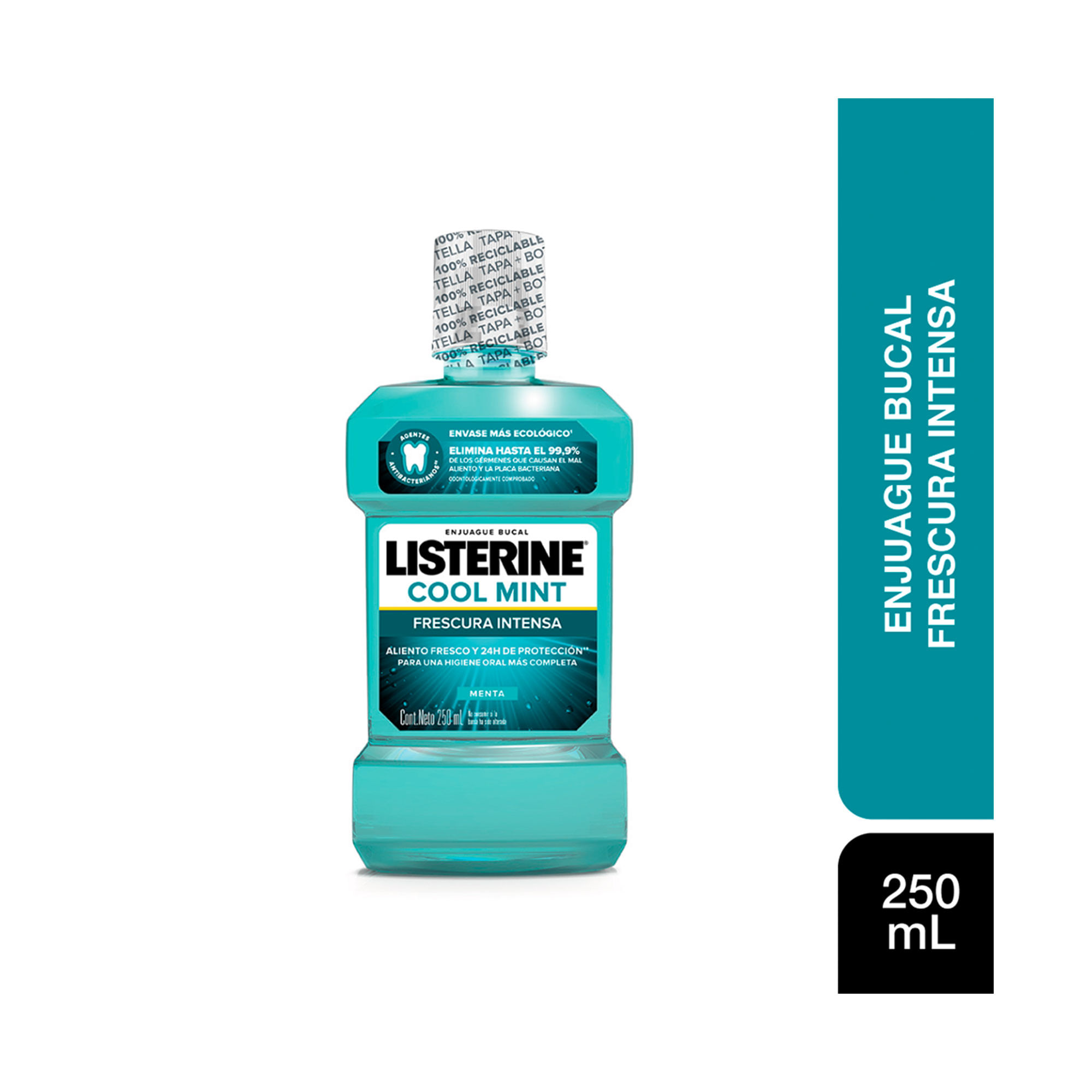 Enjuague Bucal Listerine Cool Mint Frescura Intensa 250ml