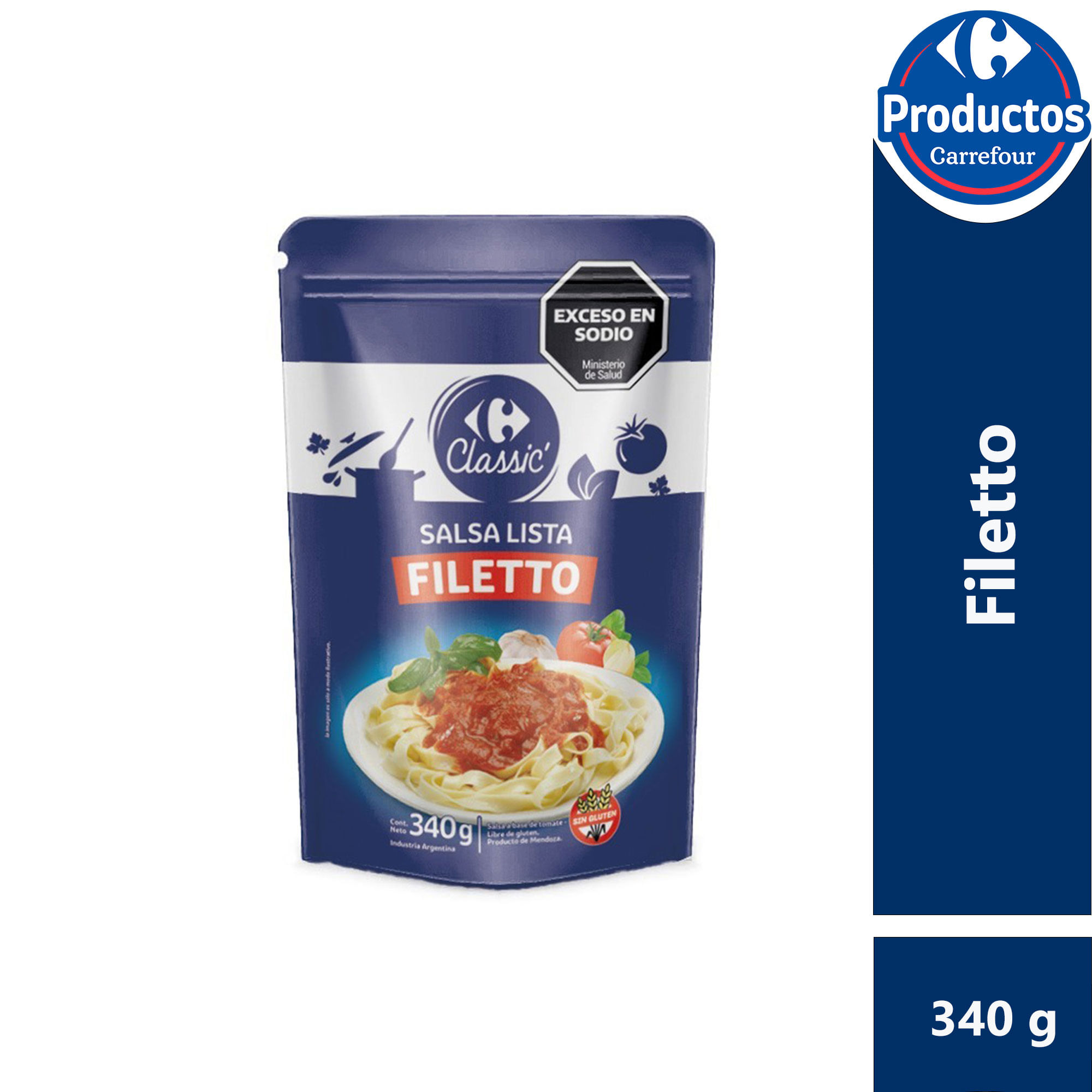 Salsa lista filetto Carrefour Classic 340 grs