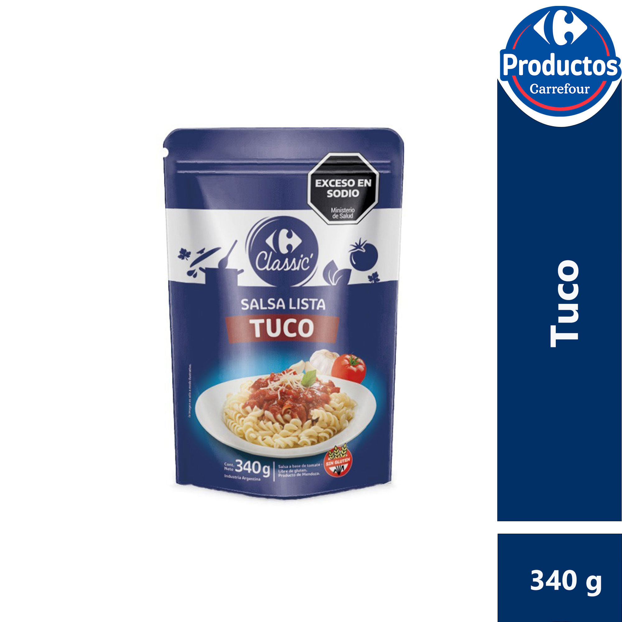 Salsa lista tuco Carrefour Classic 340 grs