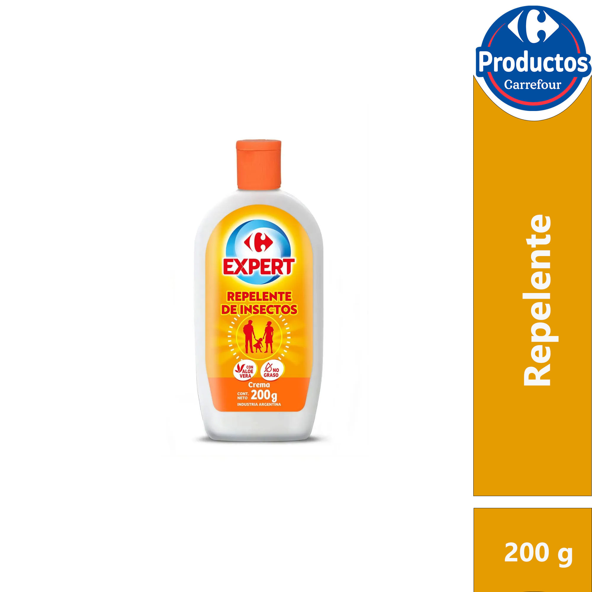Repelente para mosquitos en crema Carrefour Expert 200 grs