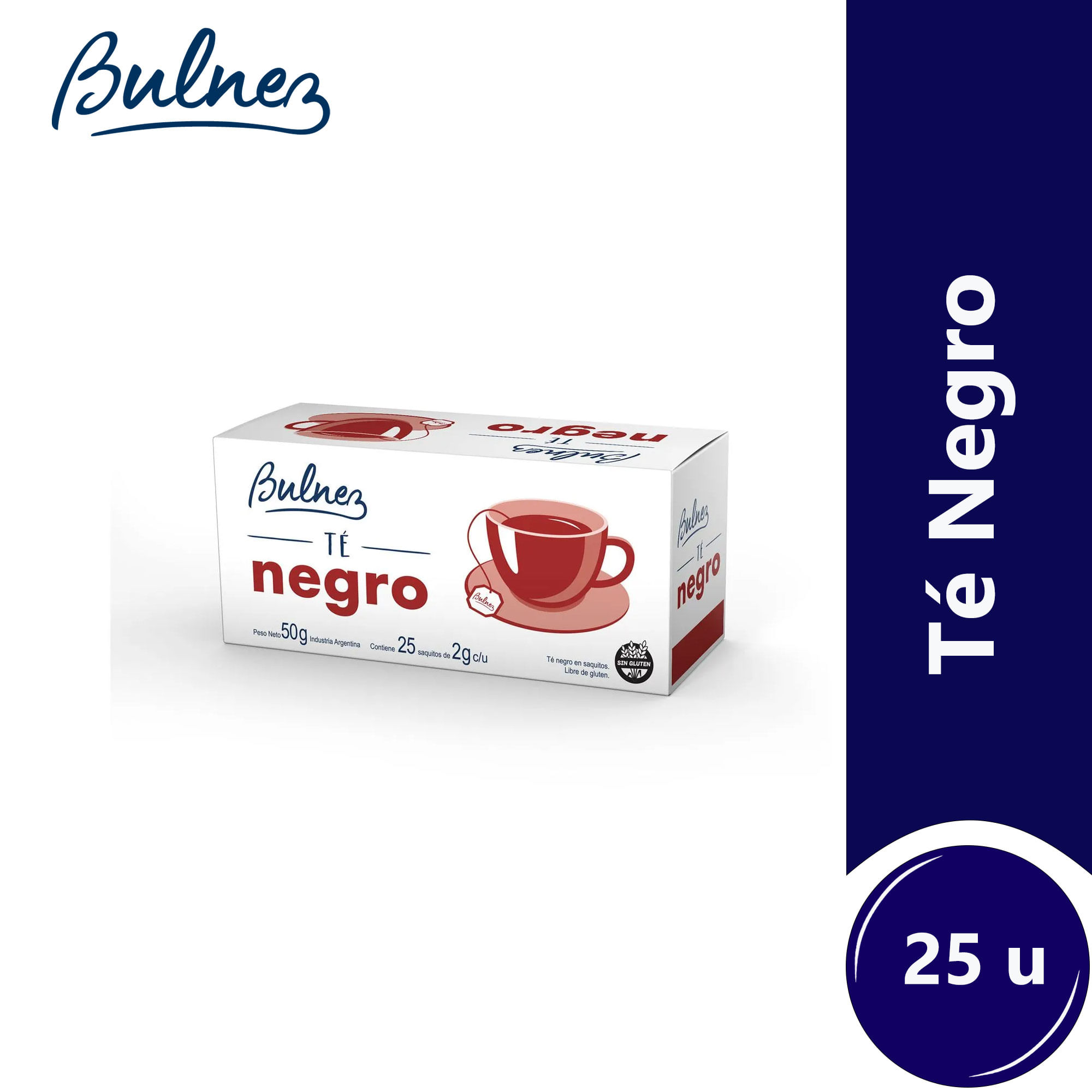 Té negro Bulnez 25 uni