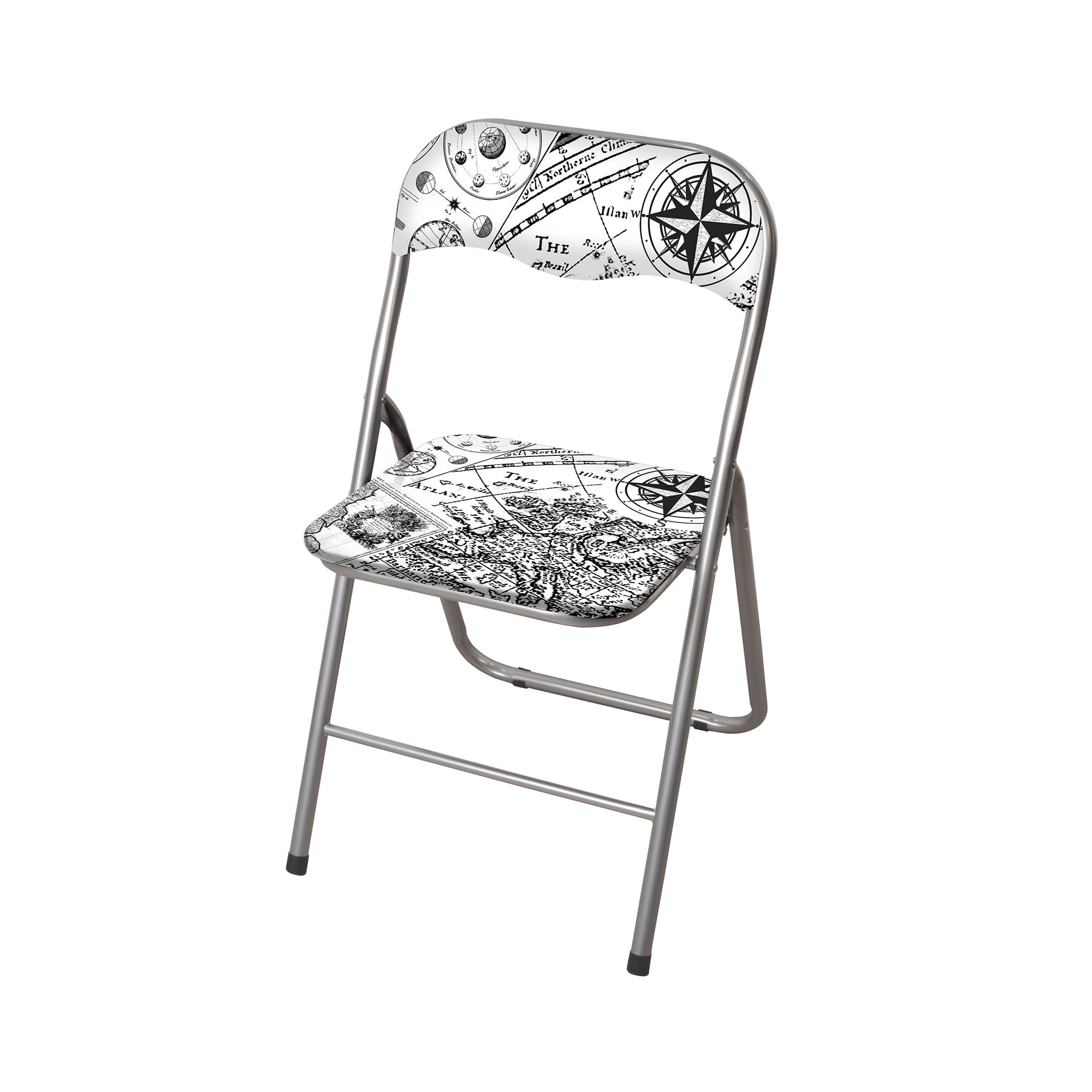 Silla plegable Carrefour acolchada diseño