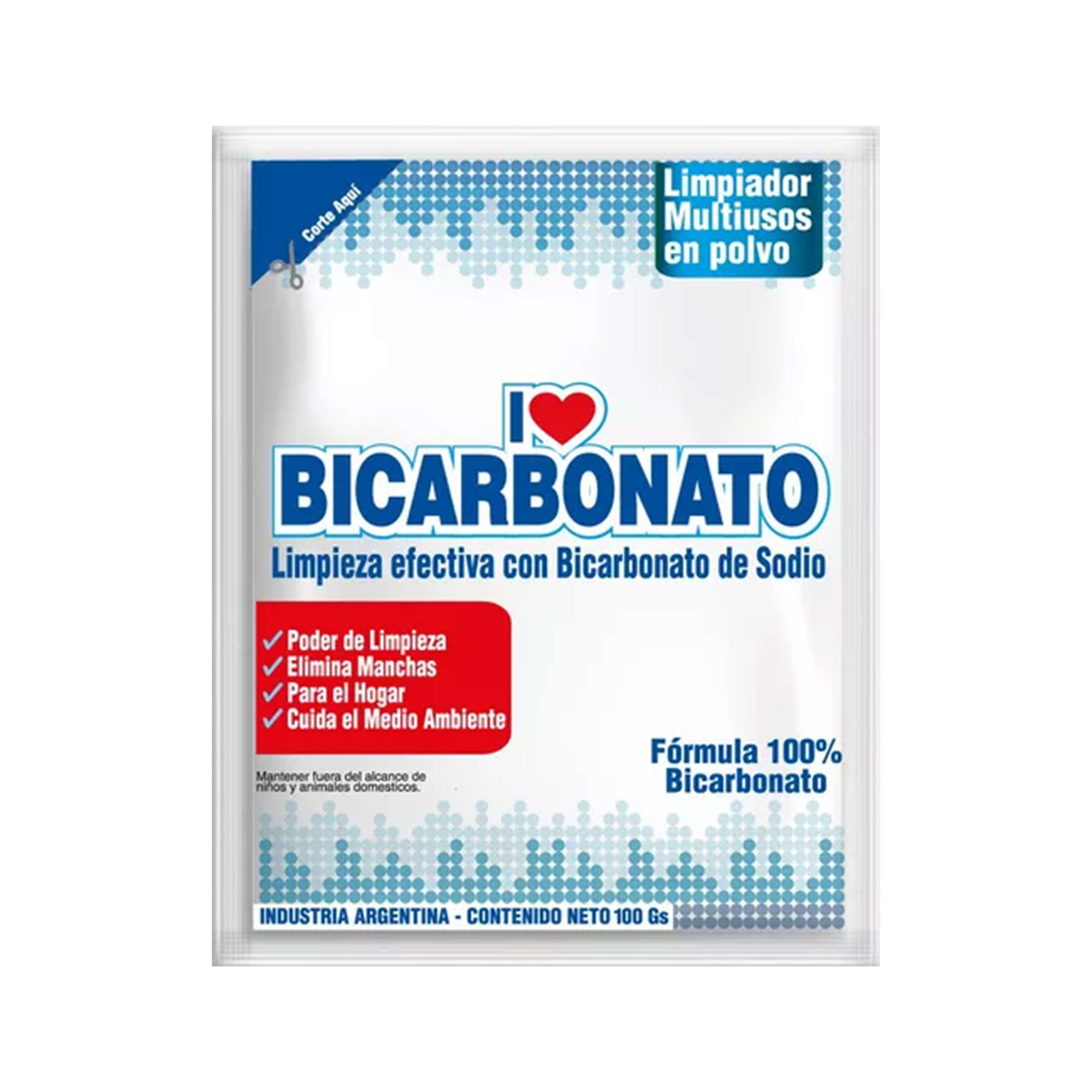 Limpiador En Polvo Bicarbonato I Love Bicarbonato 100g