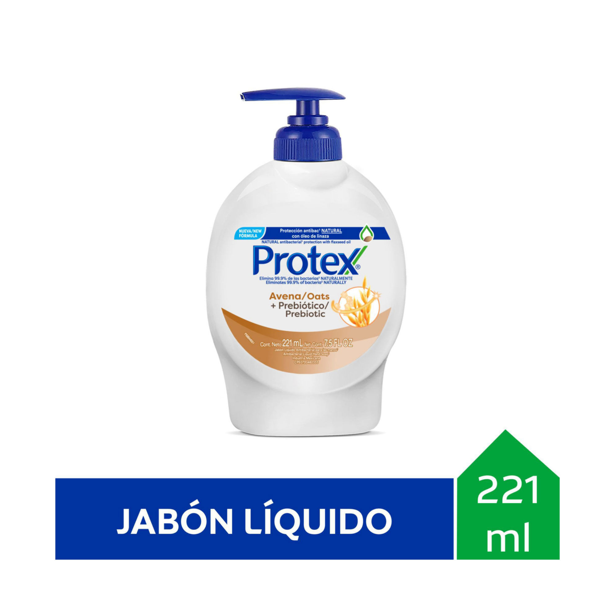 Jabón líquido Protex avena 221 ml