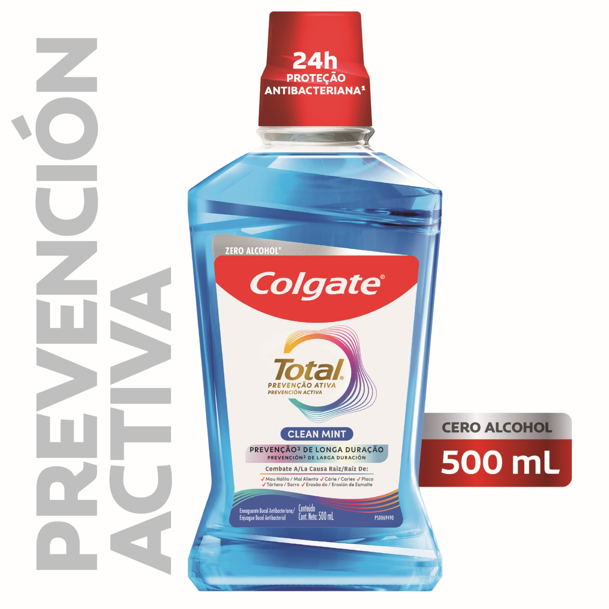 Enjuague bucal Colgate Total clean mint 500 ml