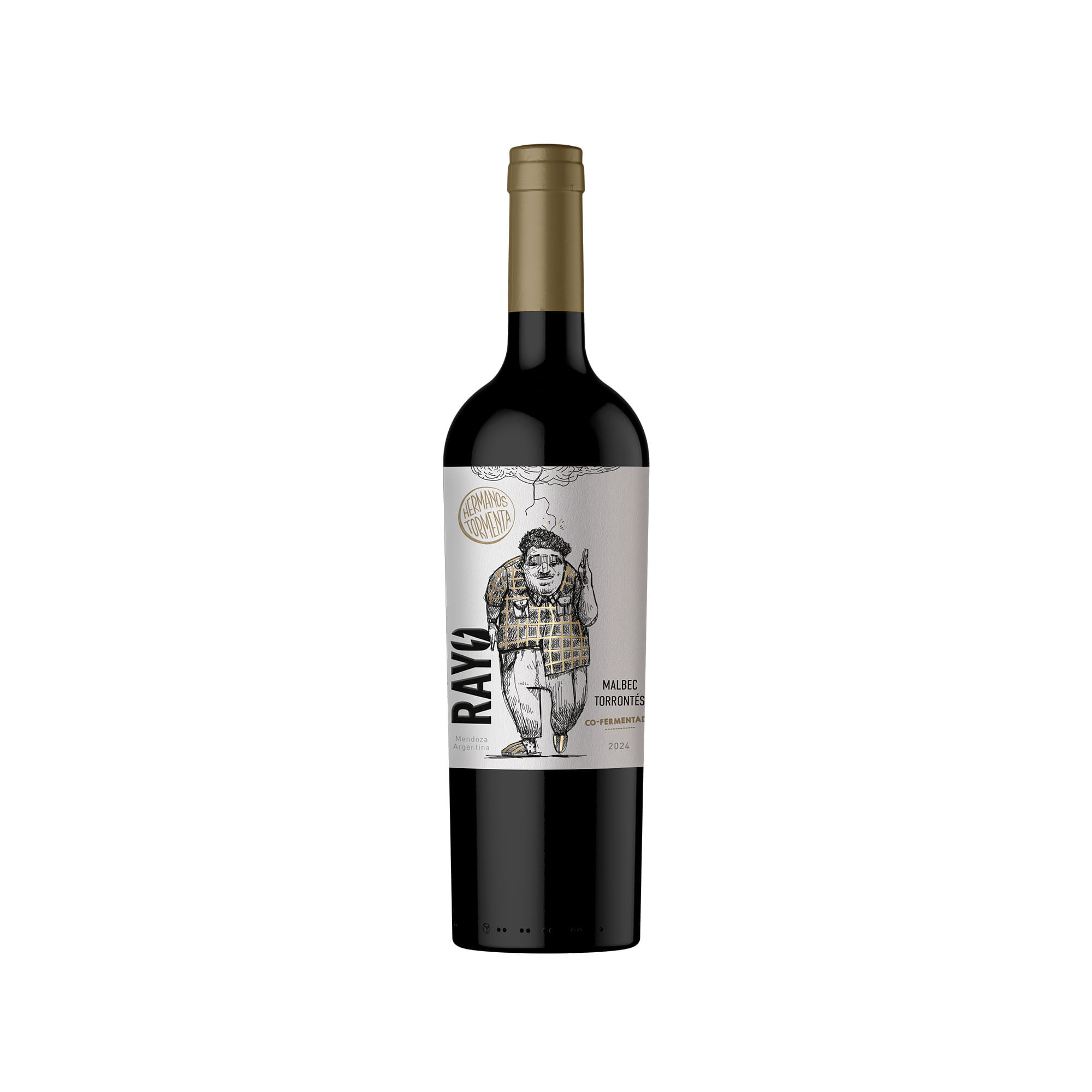 Vino tinto Malbec Torrontés Hermanos Tormenta 750 ml