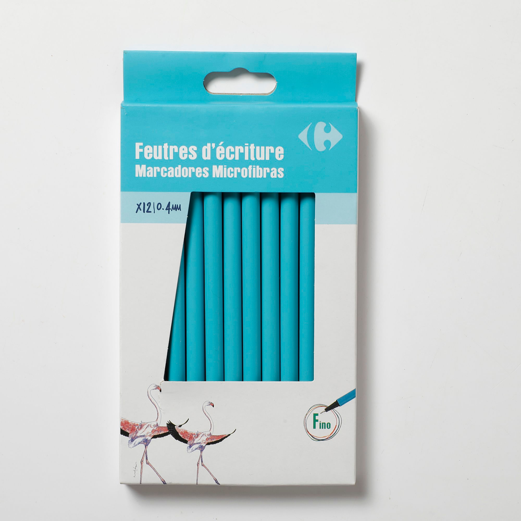 Marcador Carrefour microfibra x 12 uni