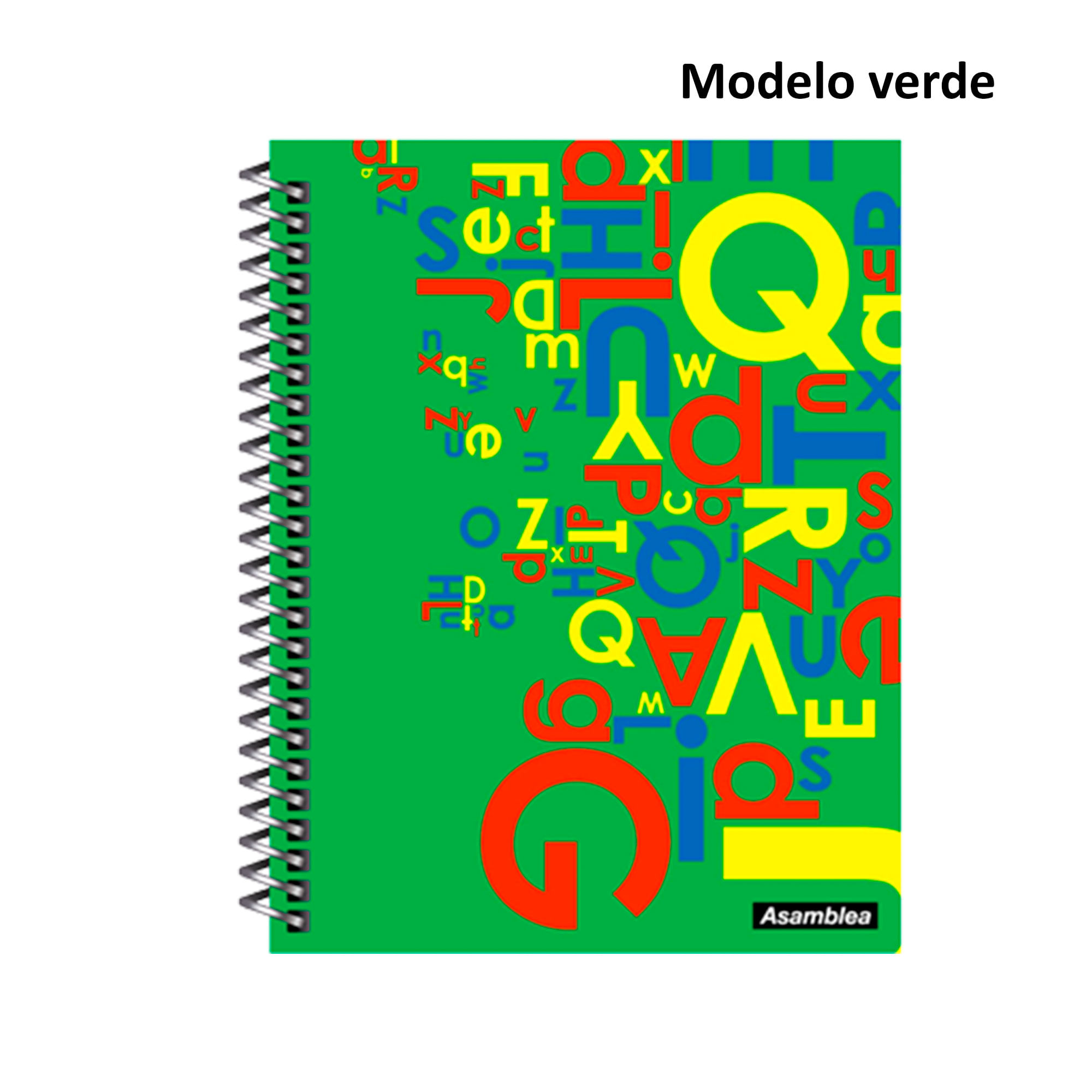 Cuaderno Asamblea n7 espirales t flex rayado 100 hojas (Modelos Surtidos)