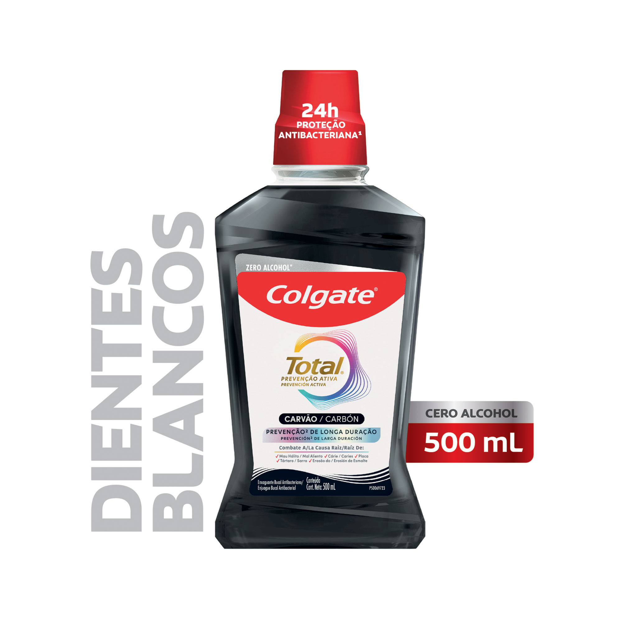 Enjuague bucal Colgate Total carbón activado 500 ml