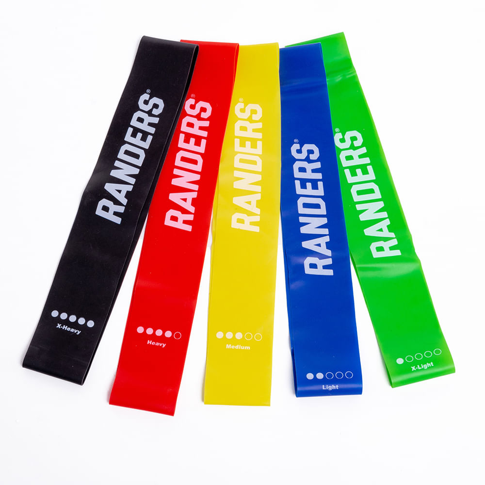 Kit de 5 Bandas Elásticas Circulares Randers ARG-015