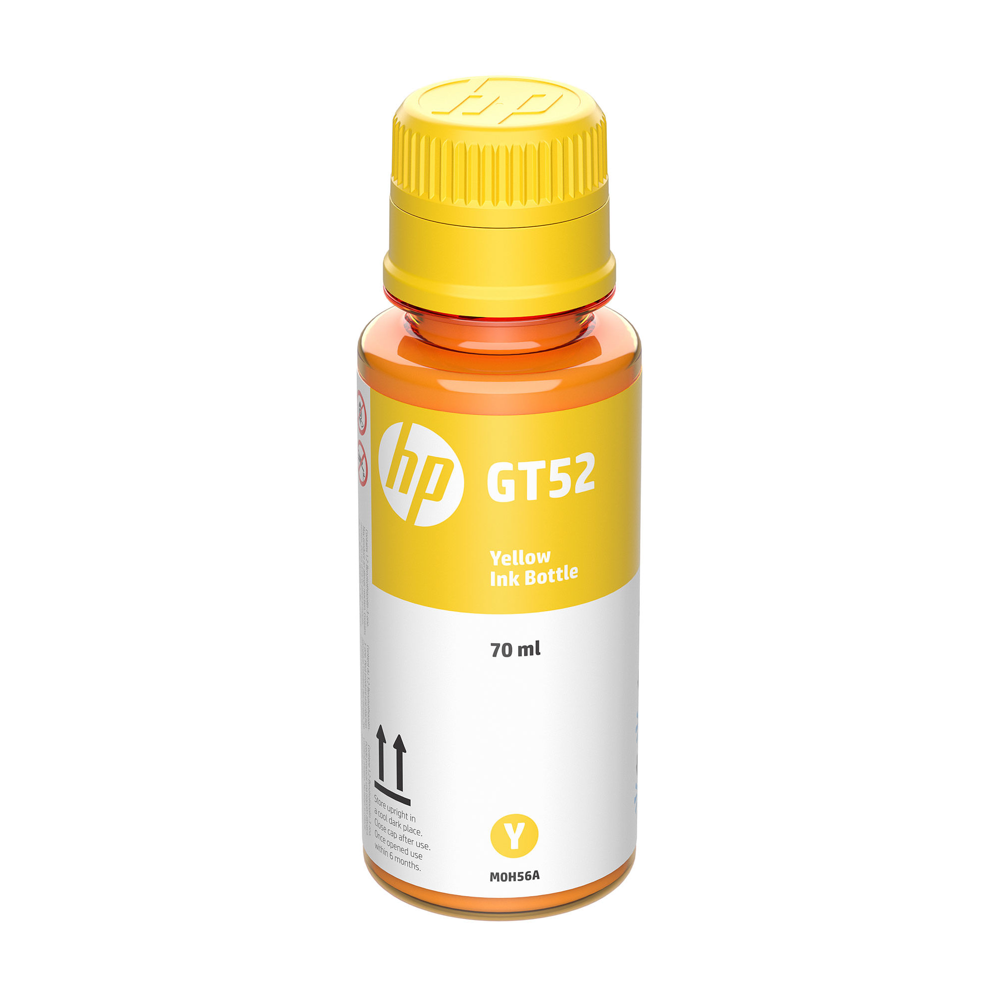 Botella De Tinta Amarilla Hp Gt52 Original M0h56al