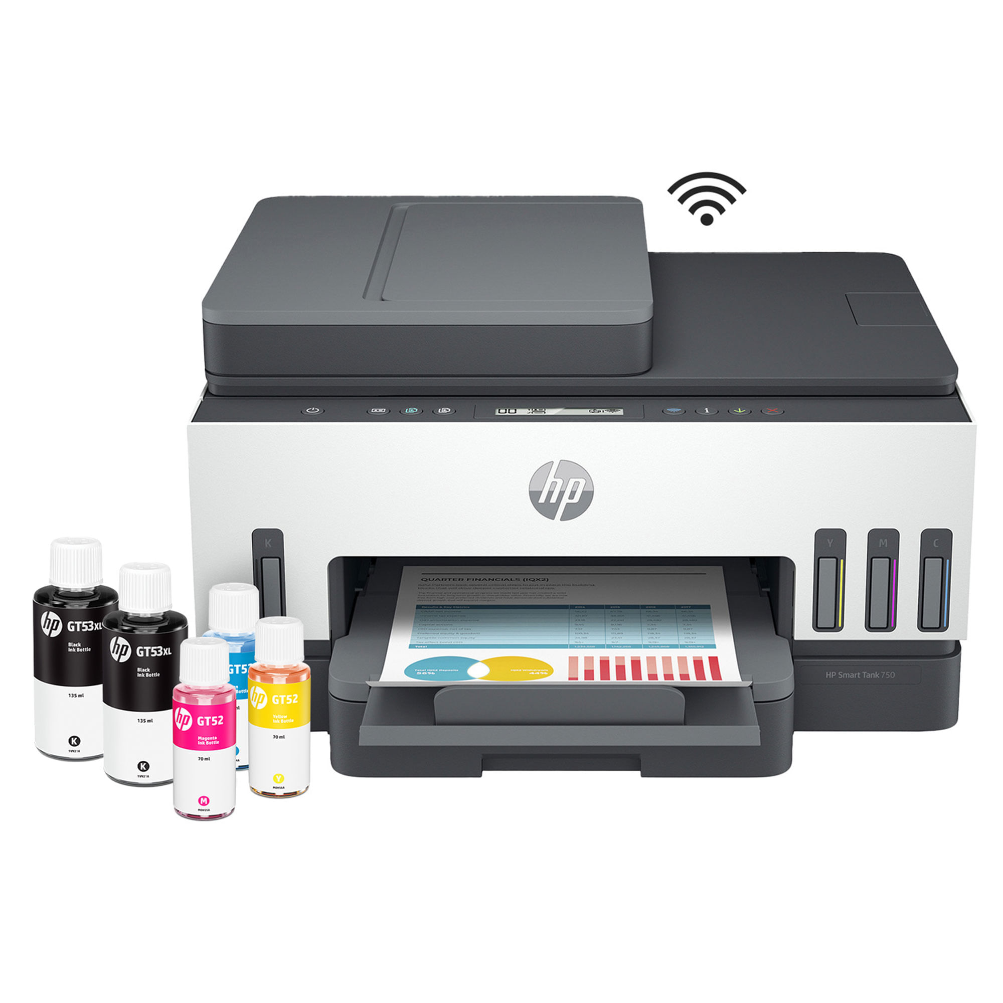 Multifunción Sist. Cont. HP Smart Tank 750 Wi Fi