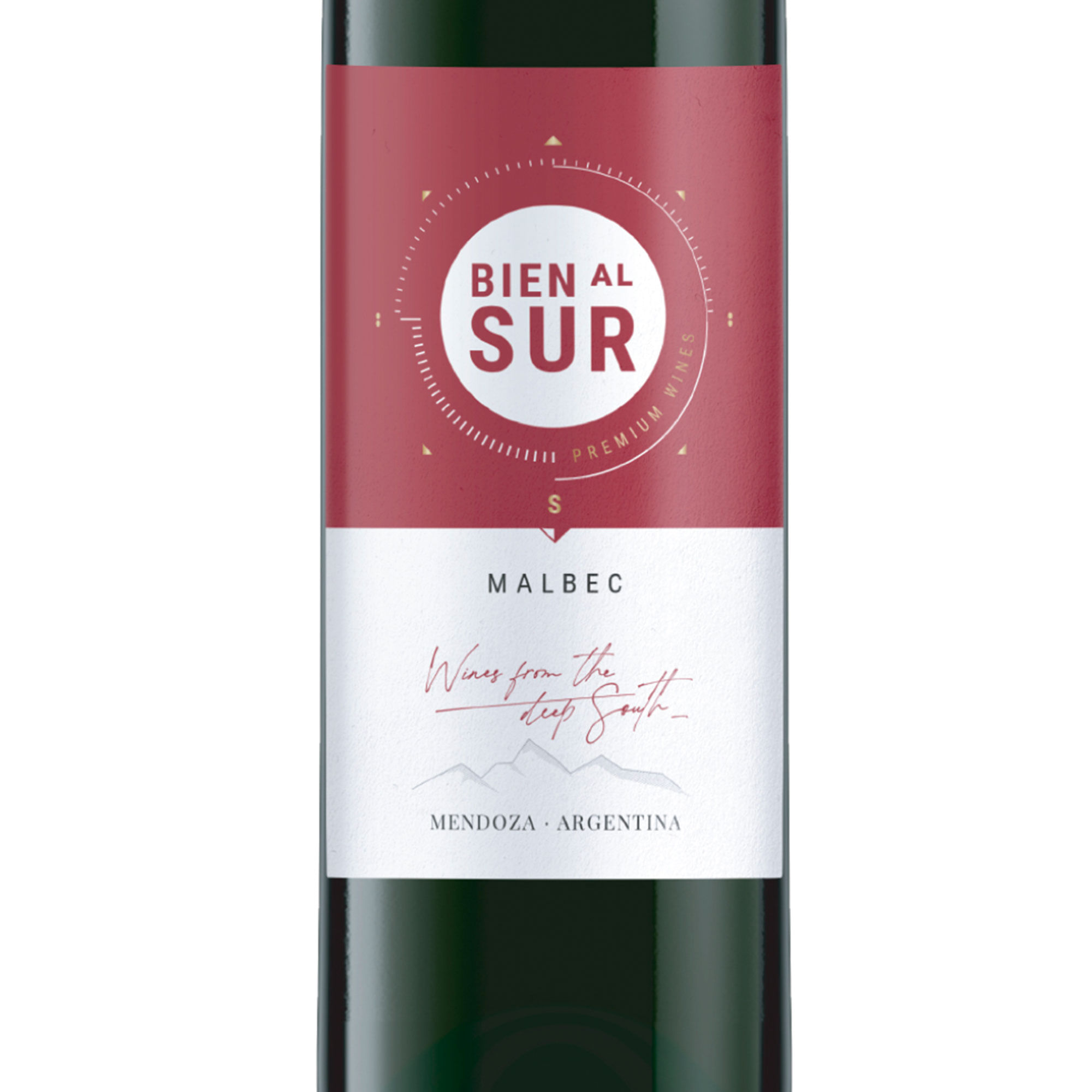 Vino tinto malbec daily Bien al Sur botella 750 ml