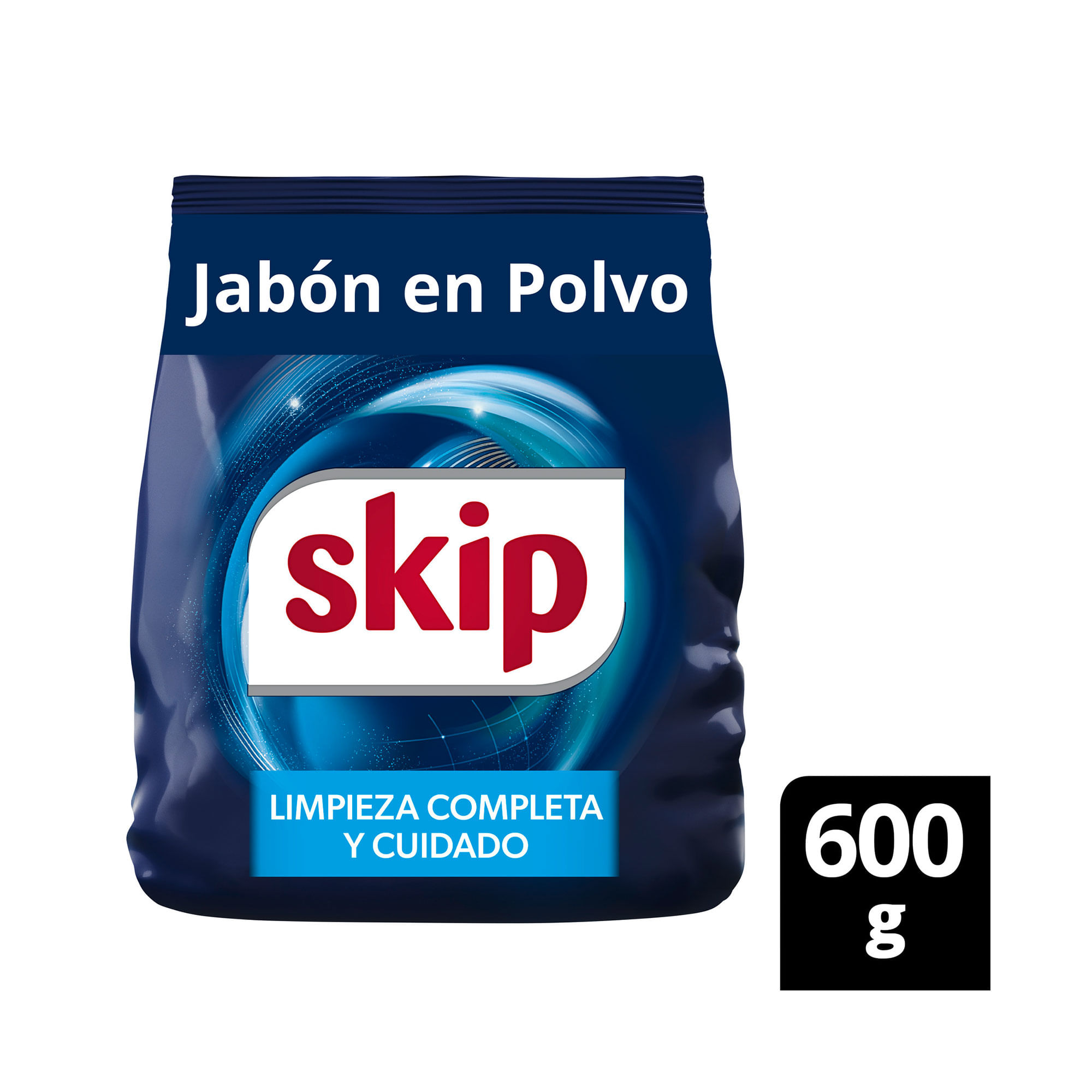 Jabón En Polvo Skip Para Lavar La Ropa Baja Espuma 600g