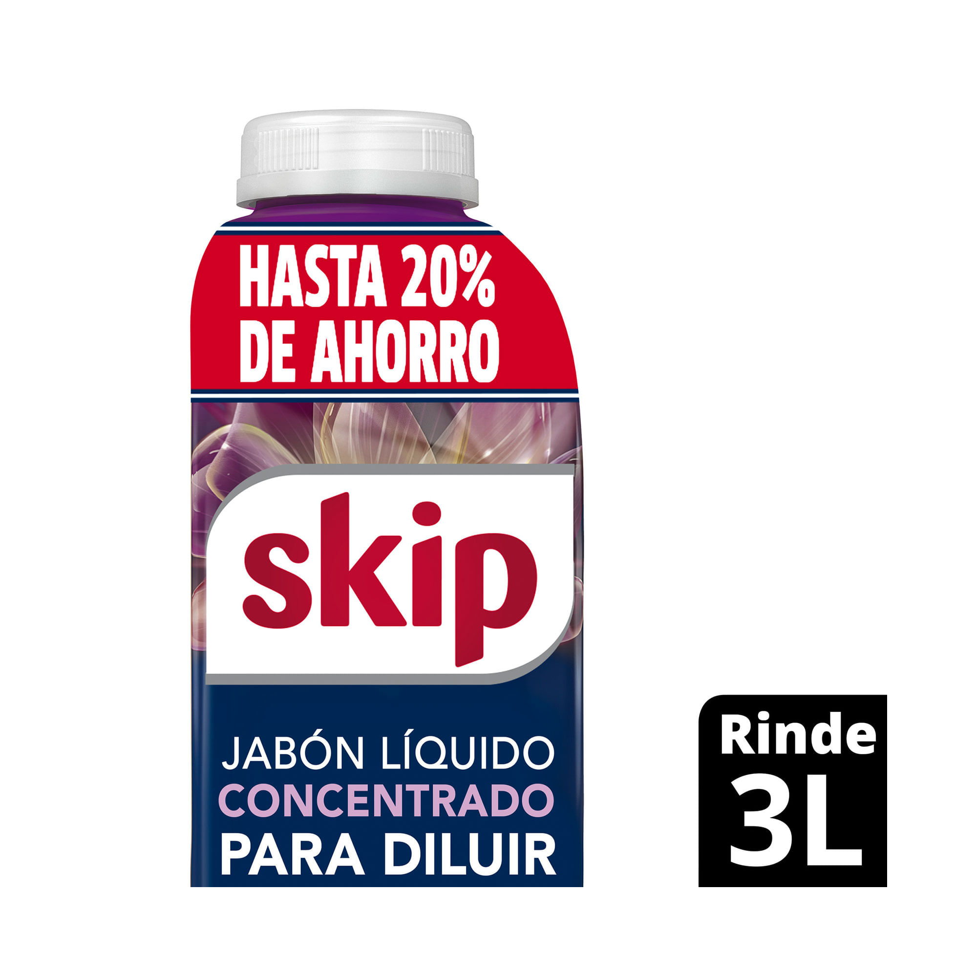 Jabón Liquido Concentrado Skip Para Diluir 500ml Rinde 3l