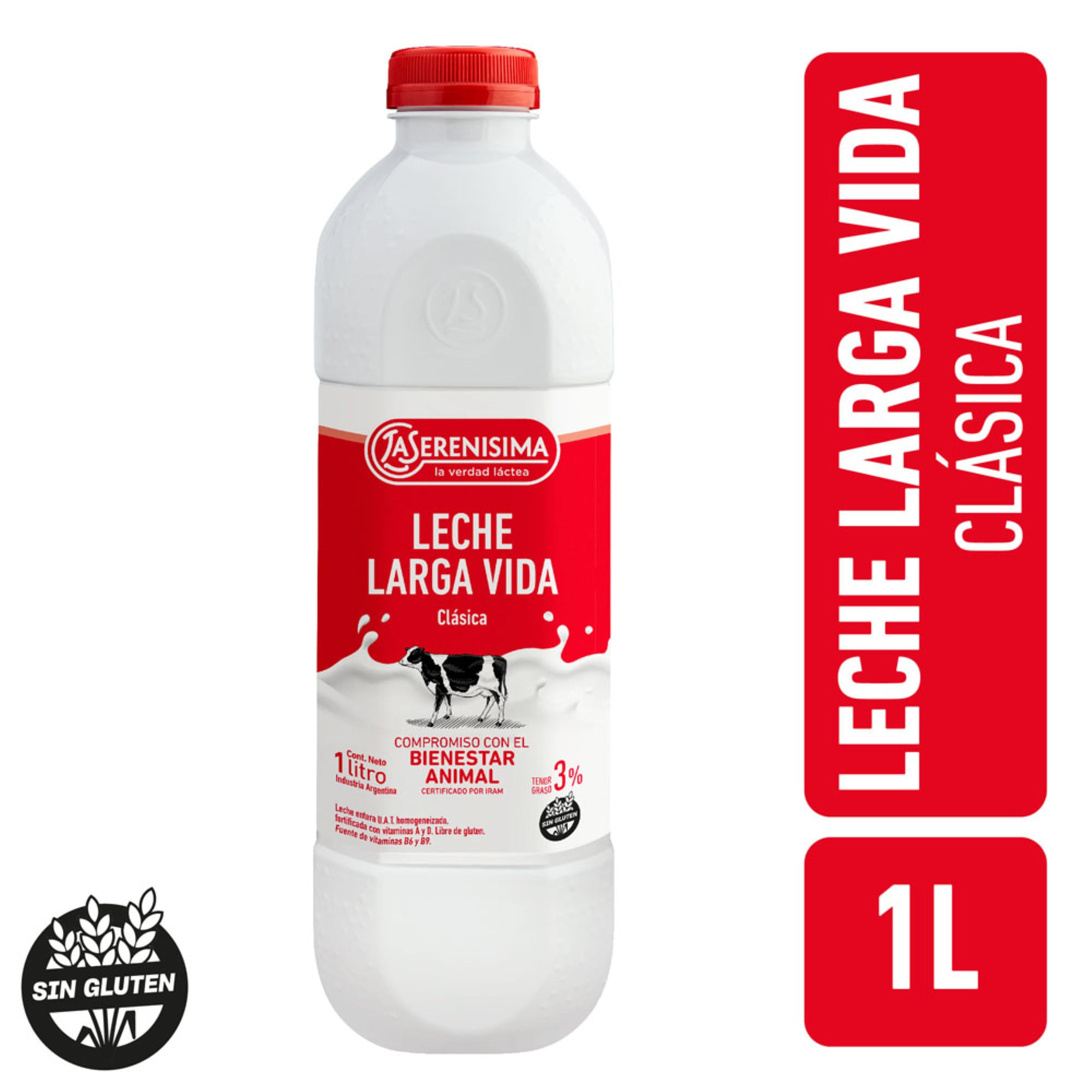 Leche Entera La Serenísima Larga Vida Clásica 1 L