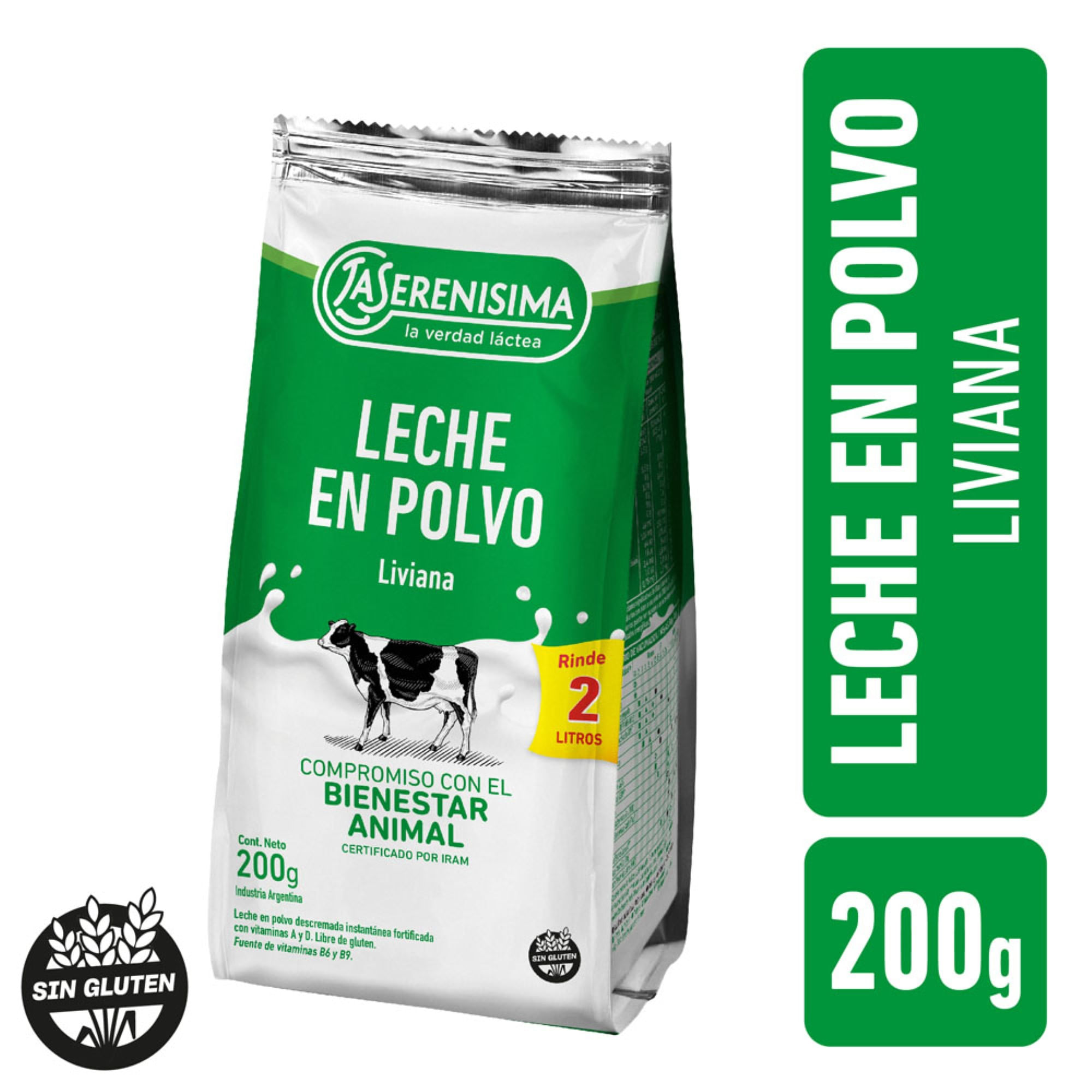 Leche En Polvo La Serenisima Descremada 200 G