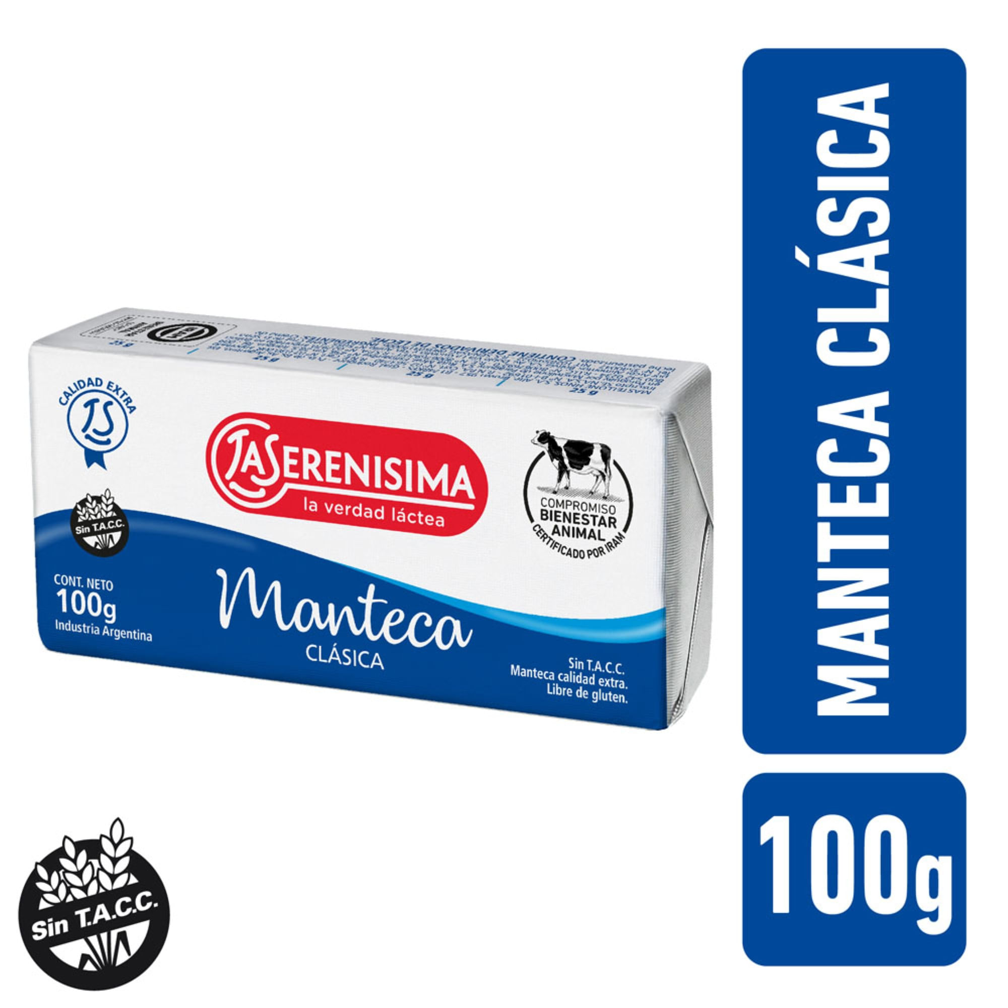 Manteca La Serenisima Clásica 100 G