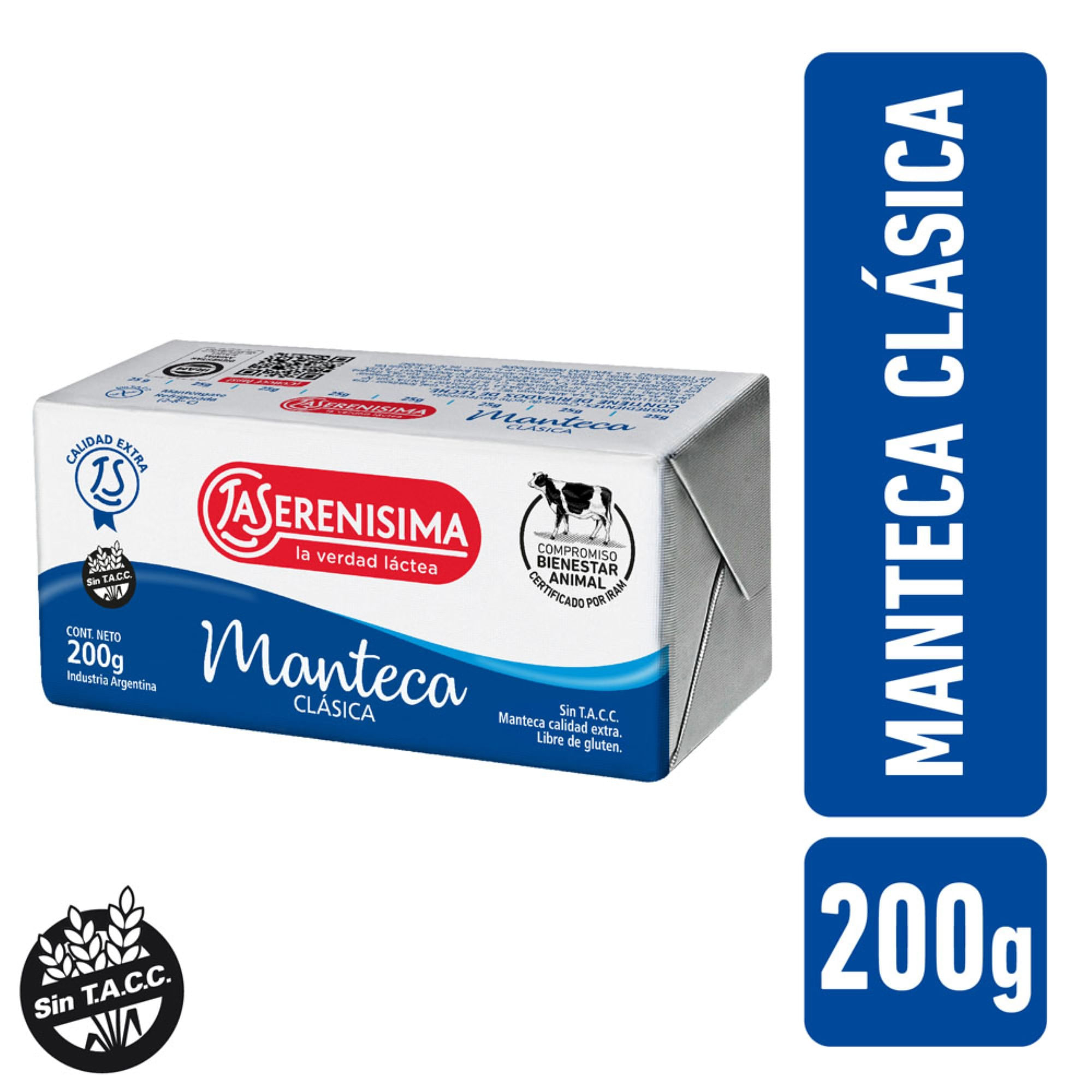 Manteca La Serenisima Clásica 200 G