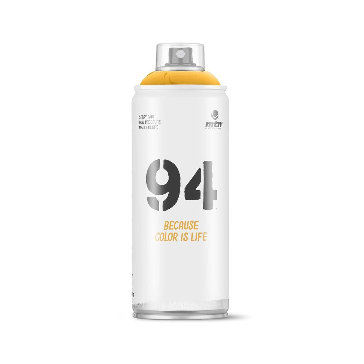 Pintura en aerosol Montana 94 r9010 blanco mate 400 cc
