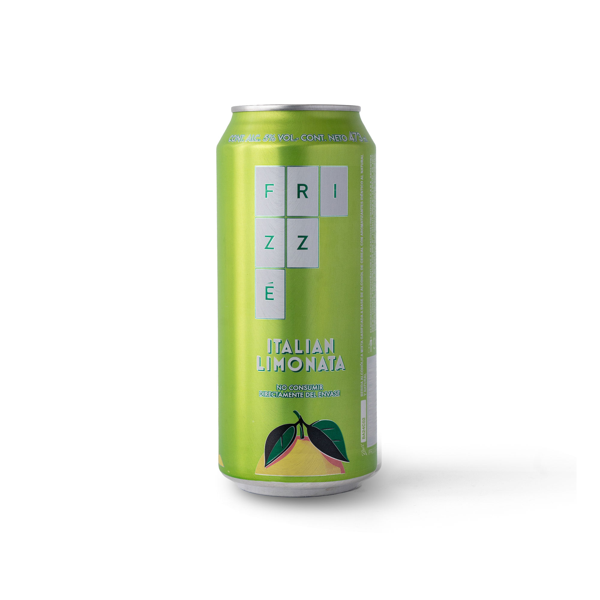 Frizante Frizze limonata italian lata 473 cc.