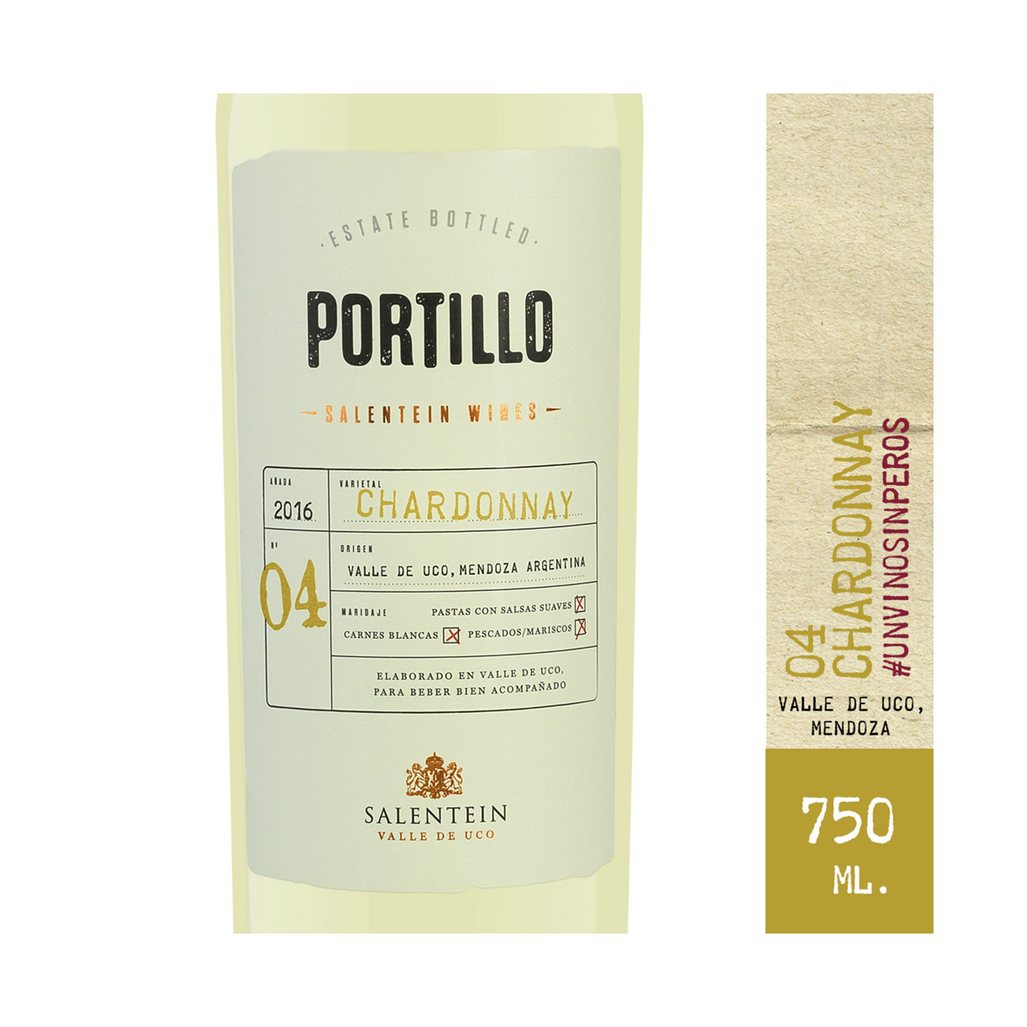 Vino blanco Chardonnay Portillo 750 ml