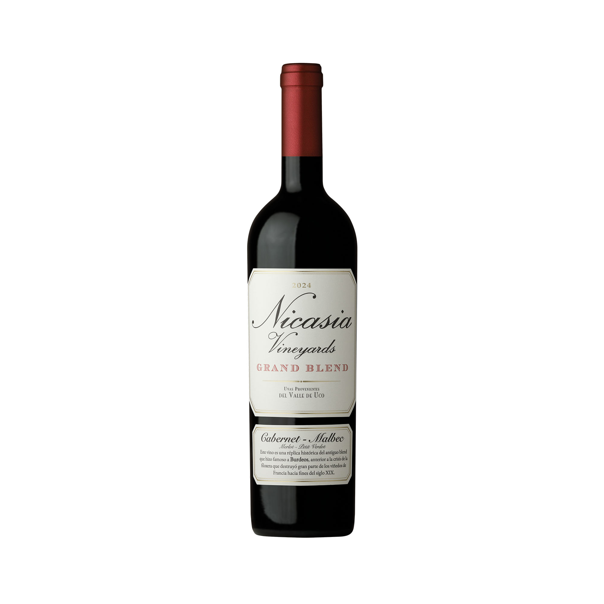 Vino tinto Grand Blend Nicasia en botella 750 ml