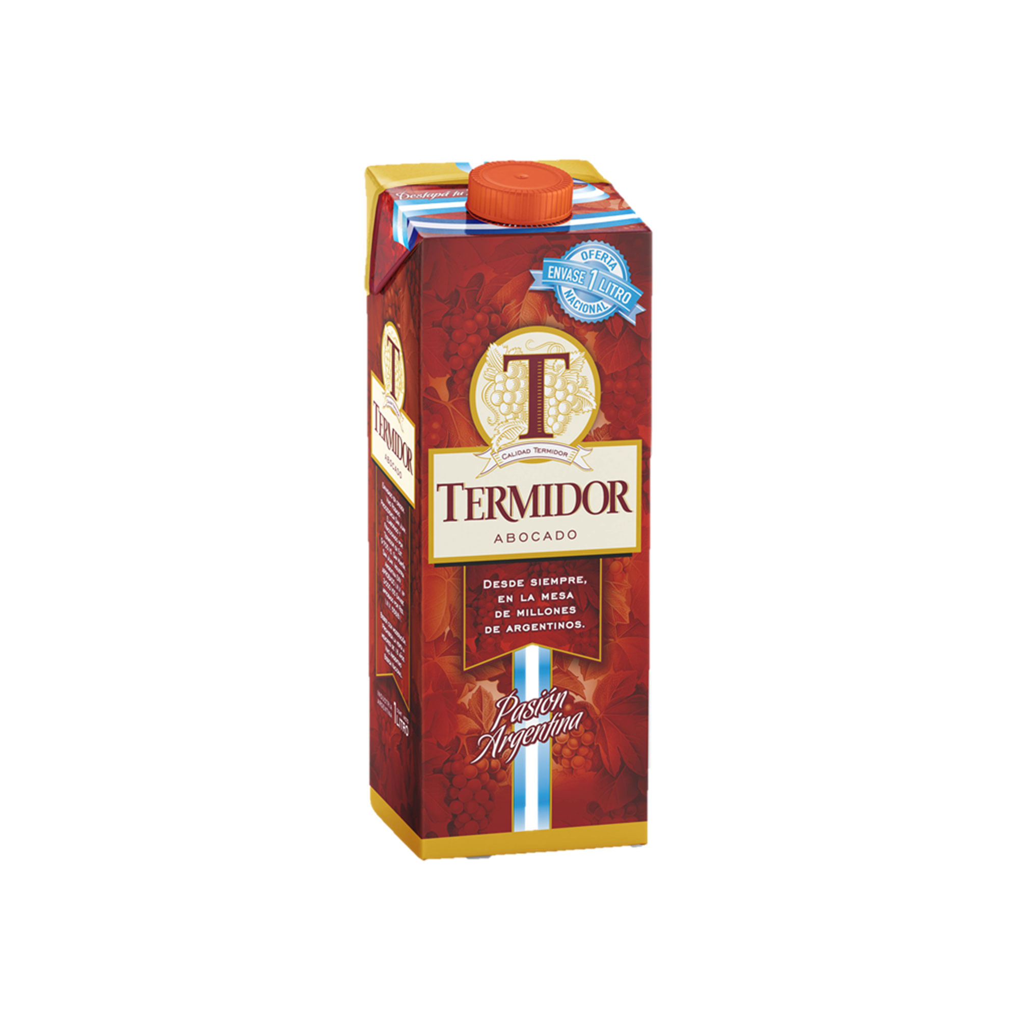 Vino tinto Termidor Abocado brick 1 lt