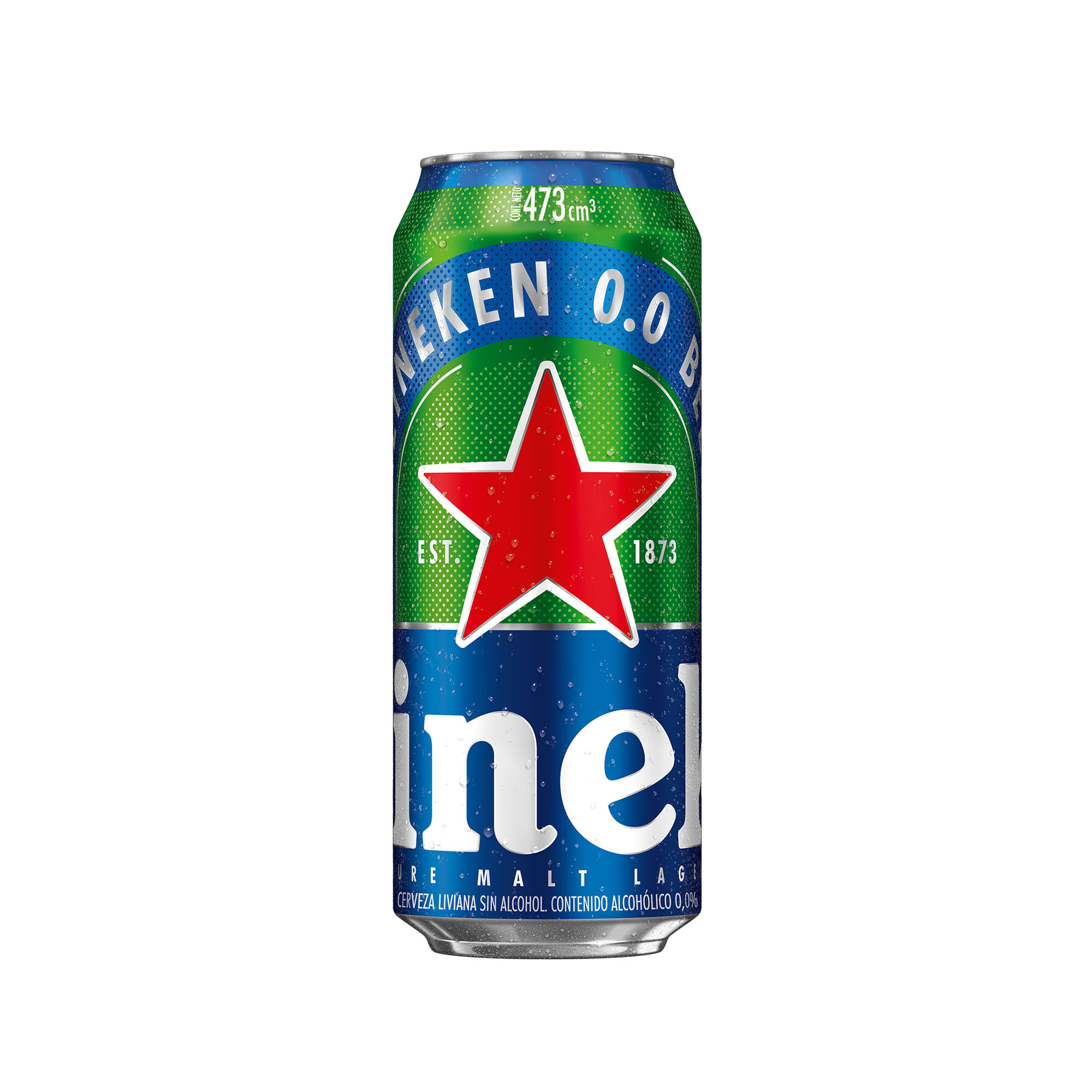 Cerveza Rubia Heineken Sin Alcohol 473 Cc