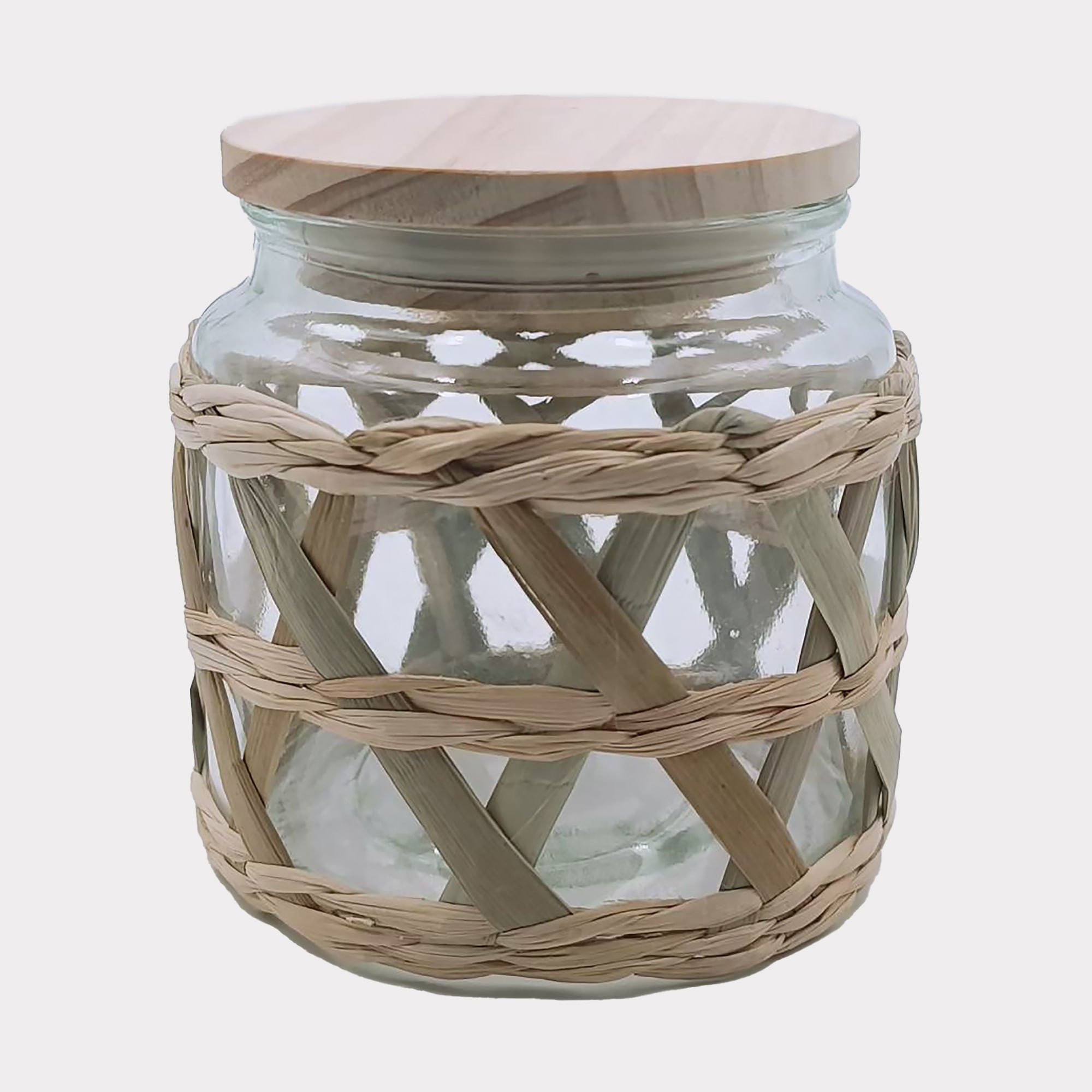 Frasco Carrefour Home vidrio seagrass 500 ml